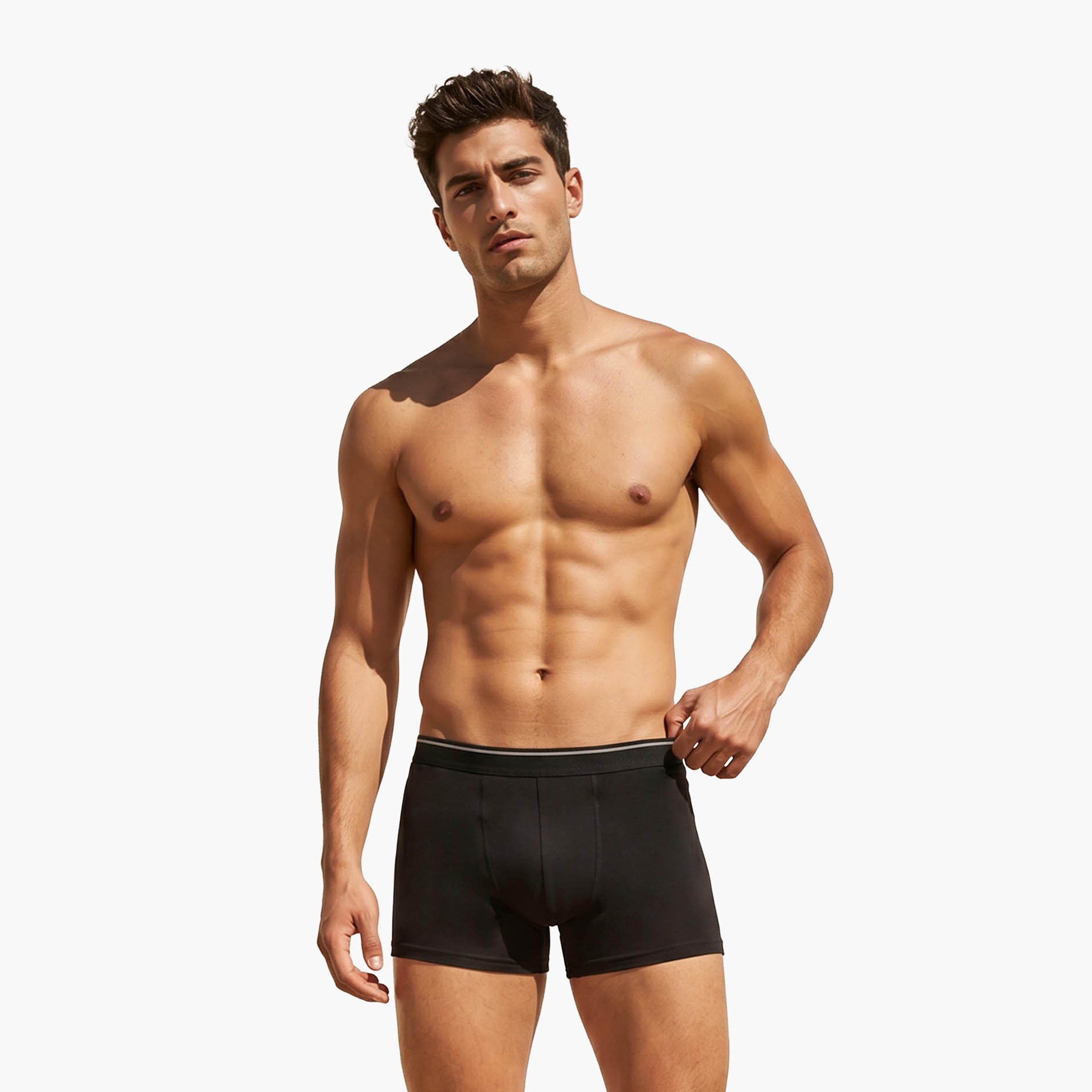 طقم سراويل ترانك 3 قطع بخصر مطّاطي-men-clothing-innerwear-underwear-image-2