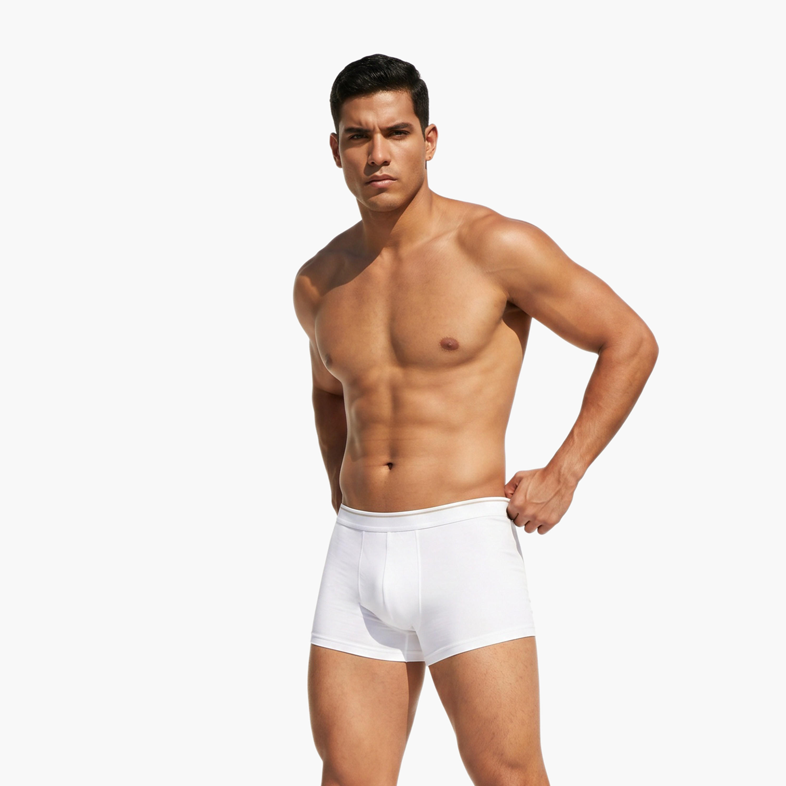 طقم سراويل ترانك 3 قطع بخصر مطّاطي-men-clothing-innerwear-underwear-image-4