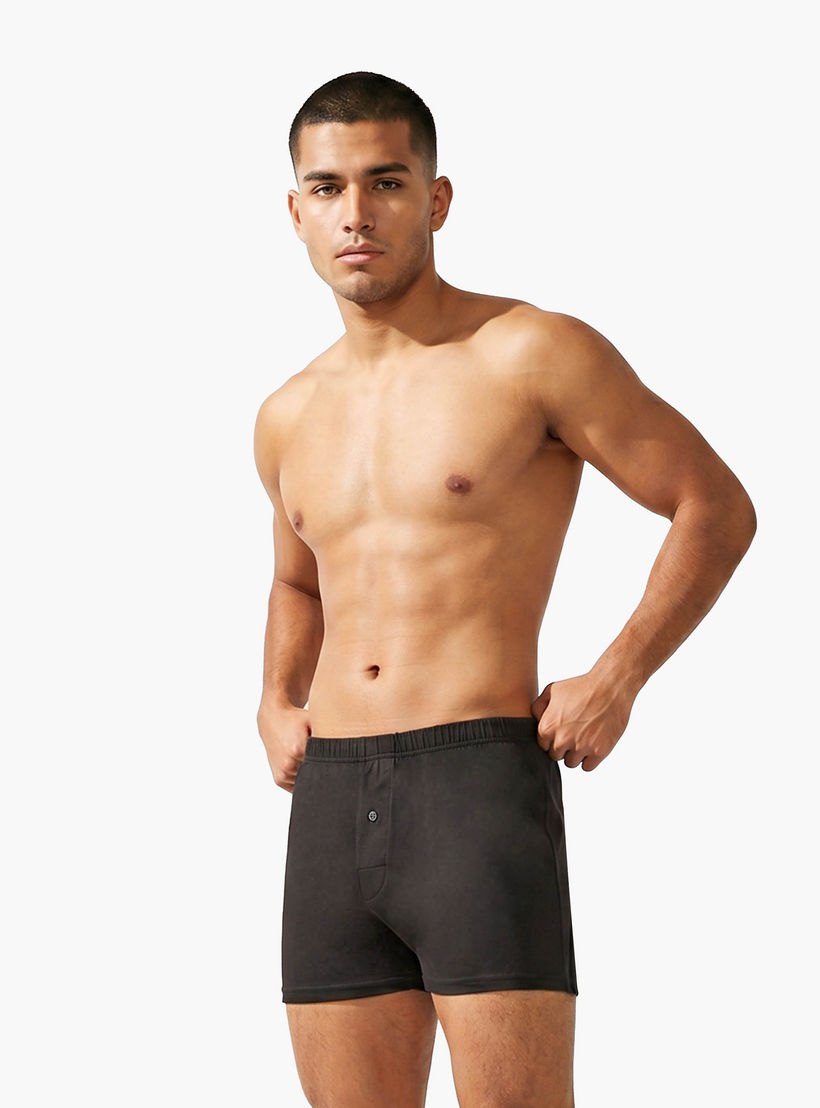 Set of 3 - Trunks with Elasticised Waistband-men-clothing-innerwear-underwear-image-4
