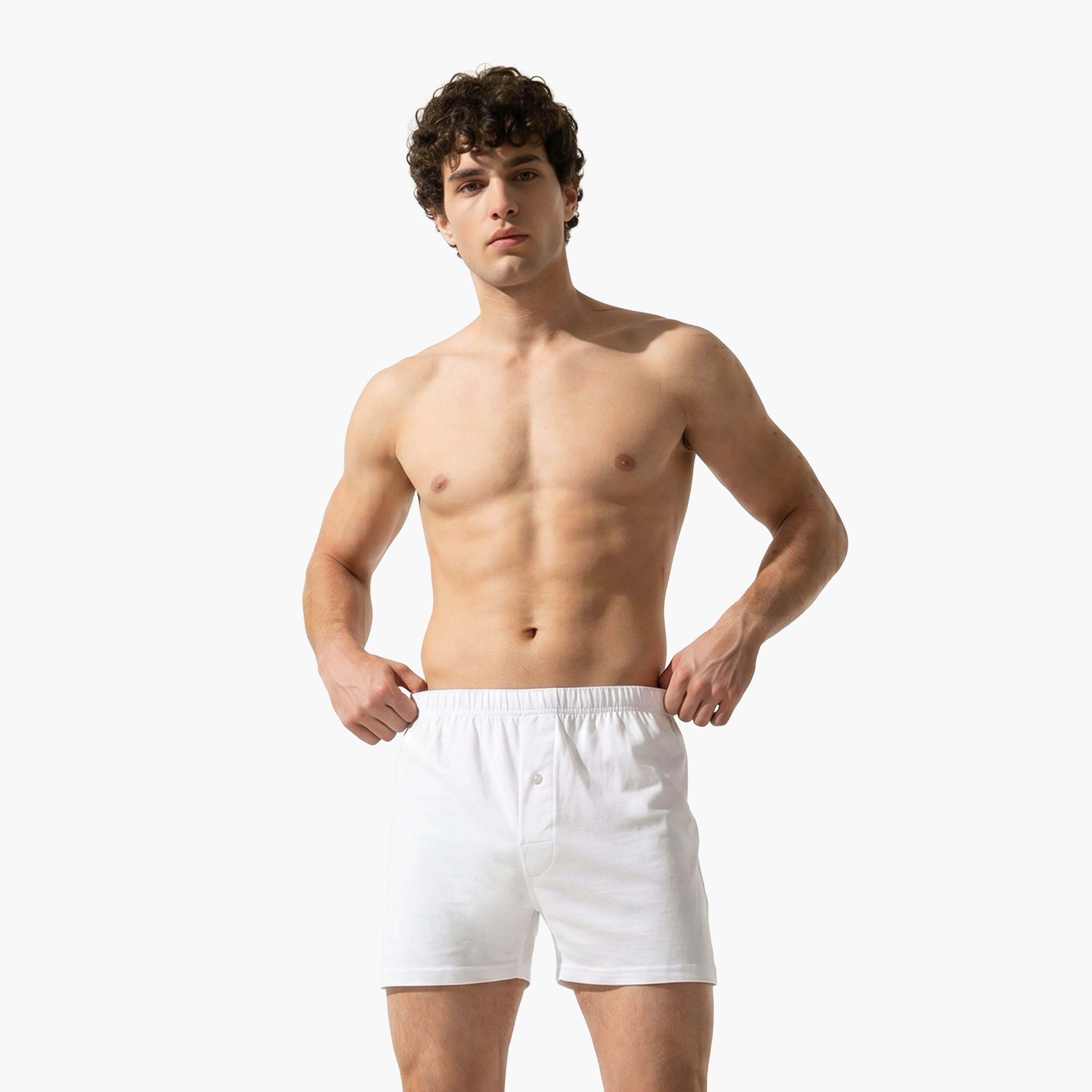 Set of 3 - Trunks with Elasticised Waistband-men-clothing-innerwear-underwear-image-3