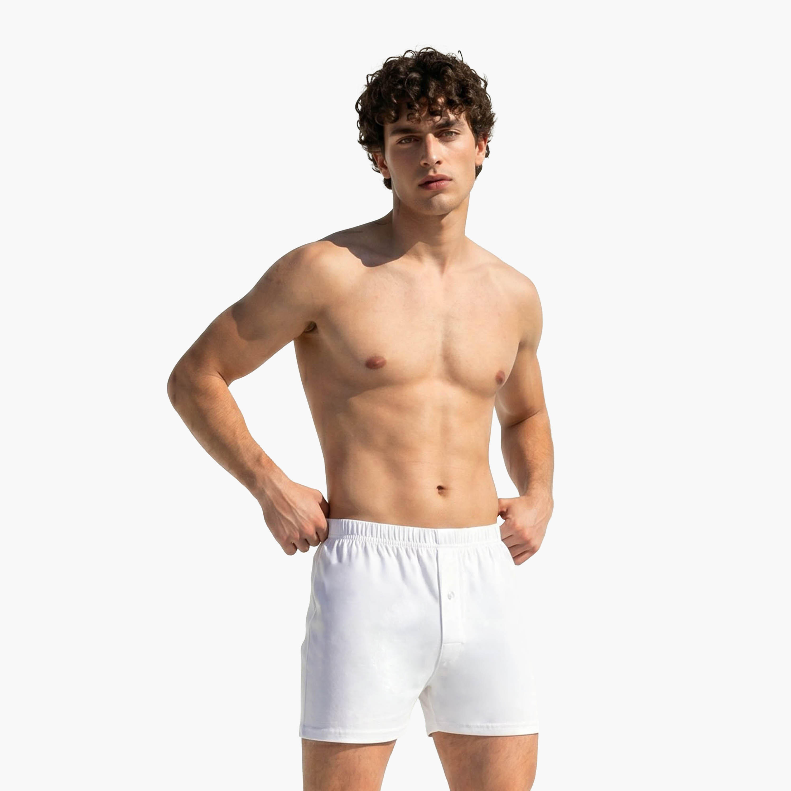 طقم سراويل ترانك 3 قطع بخصر مطّاطي-men-clothing-innerwear-underwear-image-2
