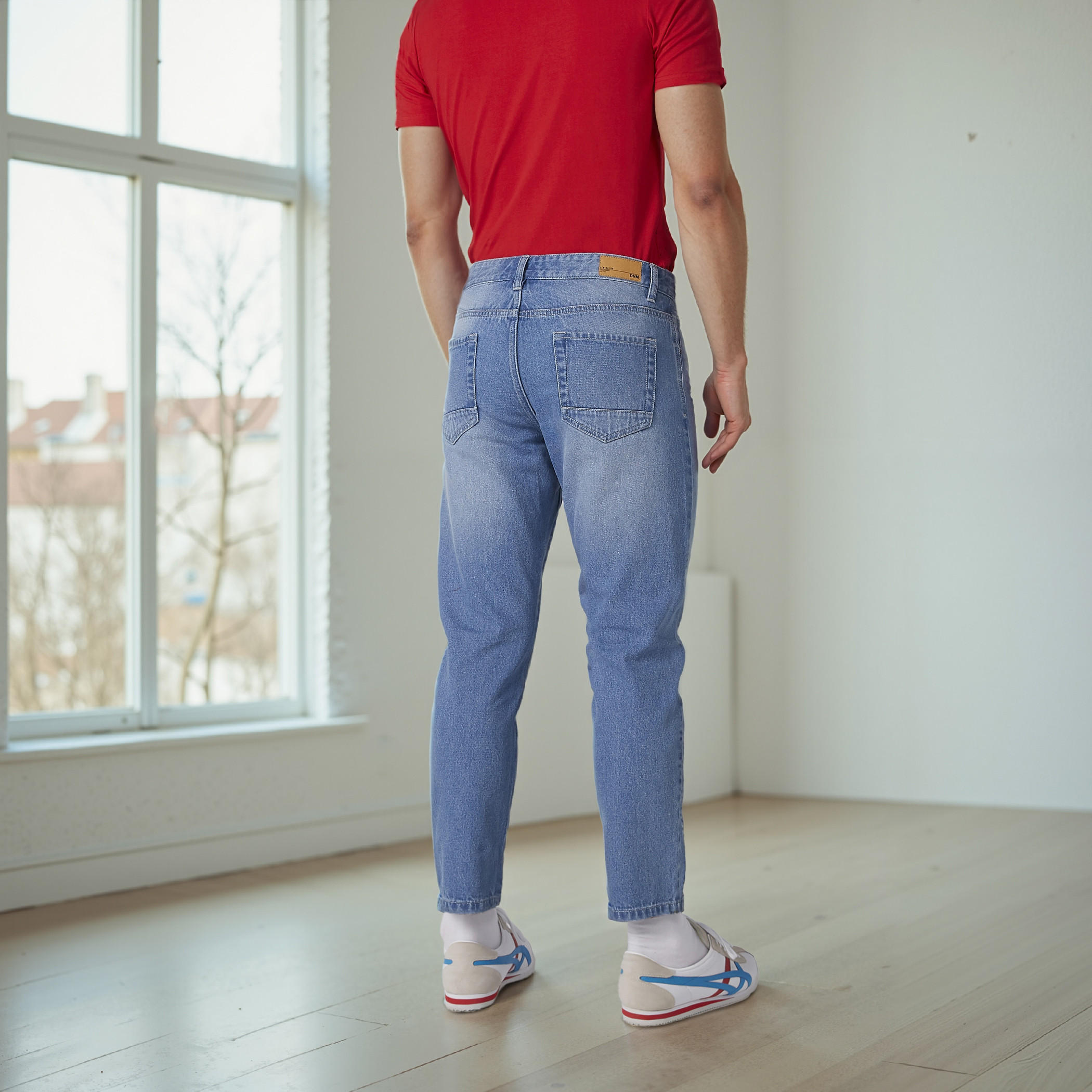 Pocket Detail Jeans with Button Closure-men-clothing-bottoms-jeans-image-4