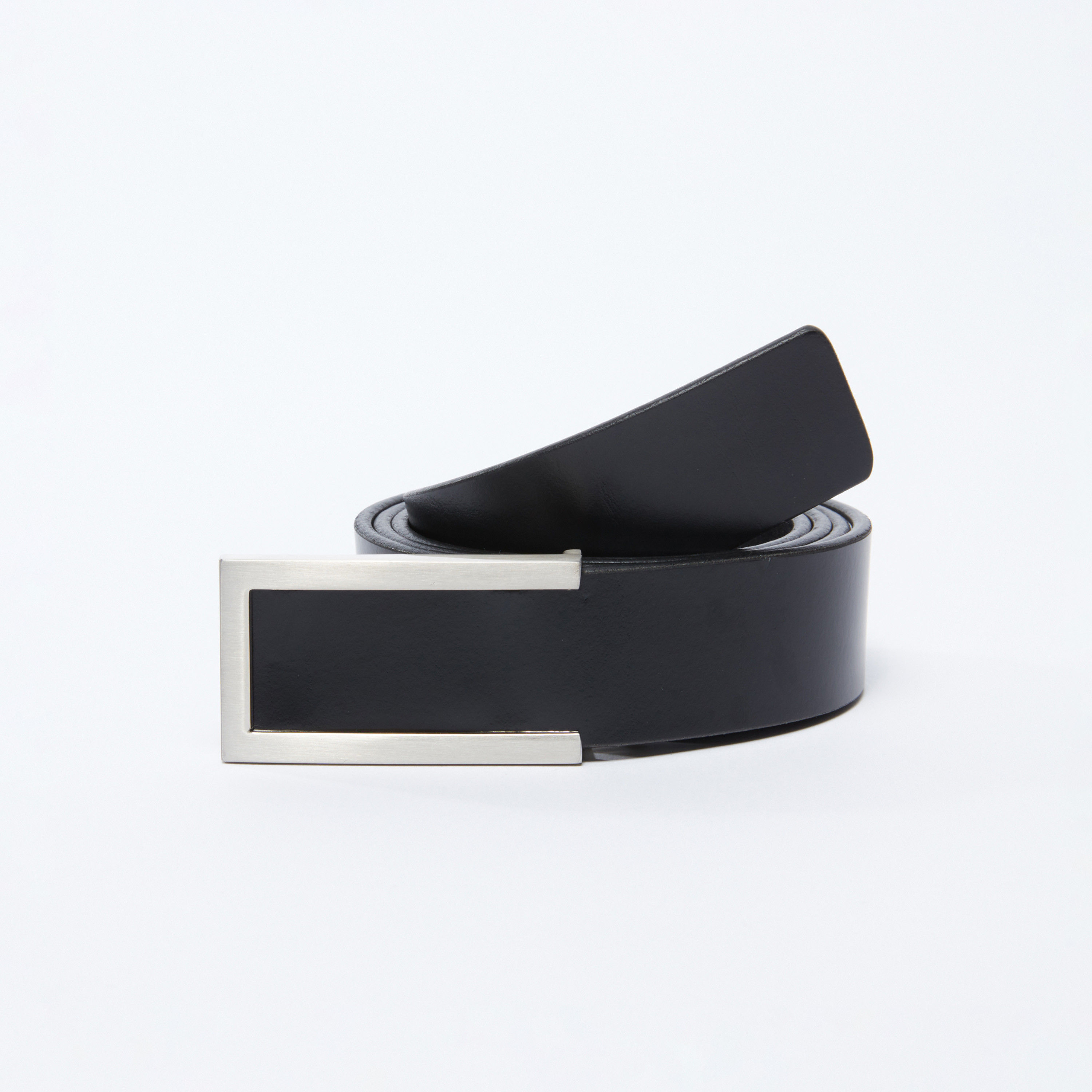 Textured Belt with Plate Buckle Closure-men-beltsandwallets-belts-image-1