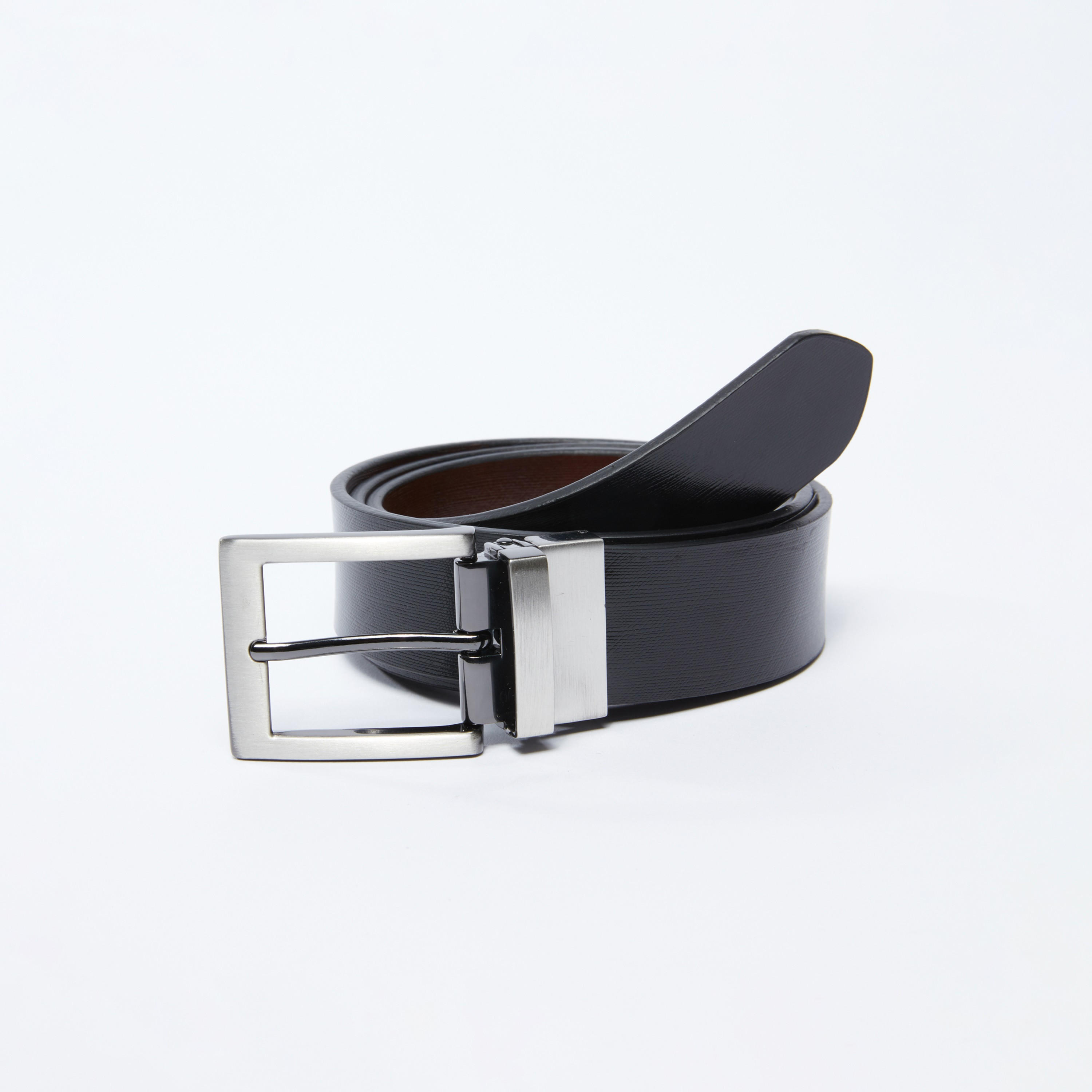 Textured Belt with Pin Buckle-men-beltsandwallets-belts-image-1