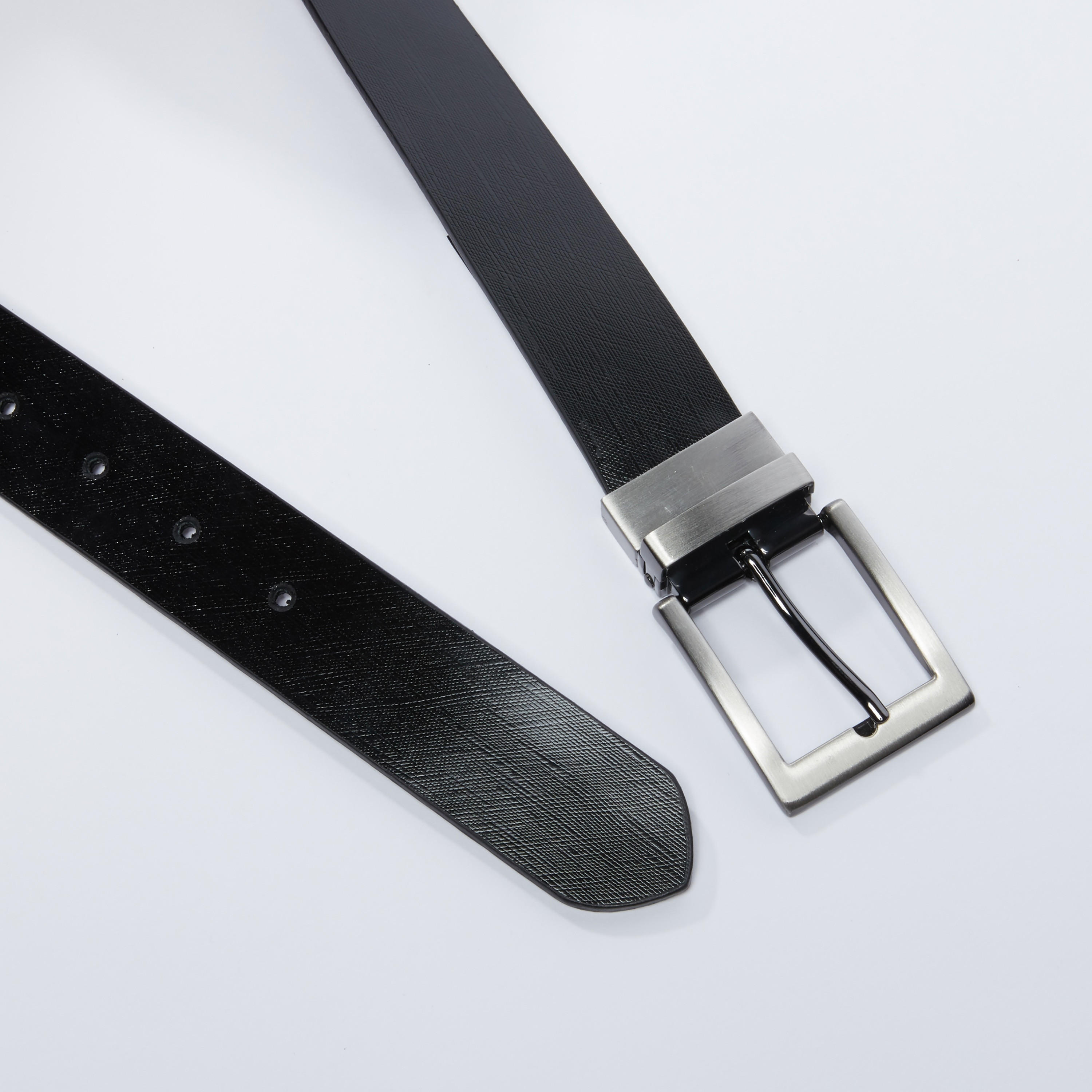 Textured Belt with Pin Buckle-men-beltsandwallets-belts-image-3