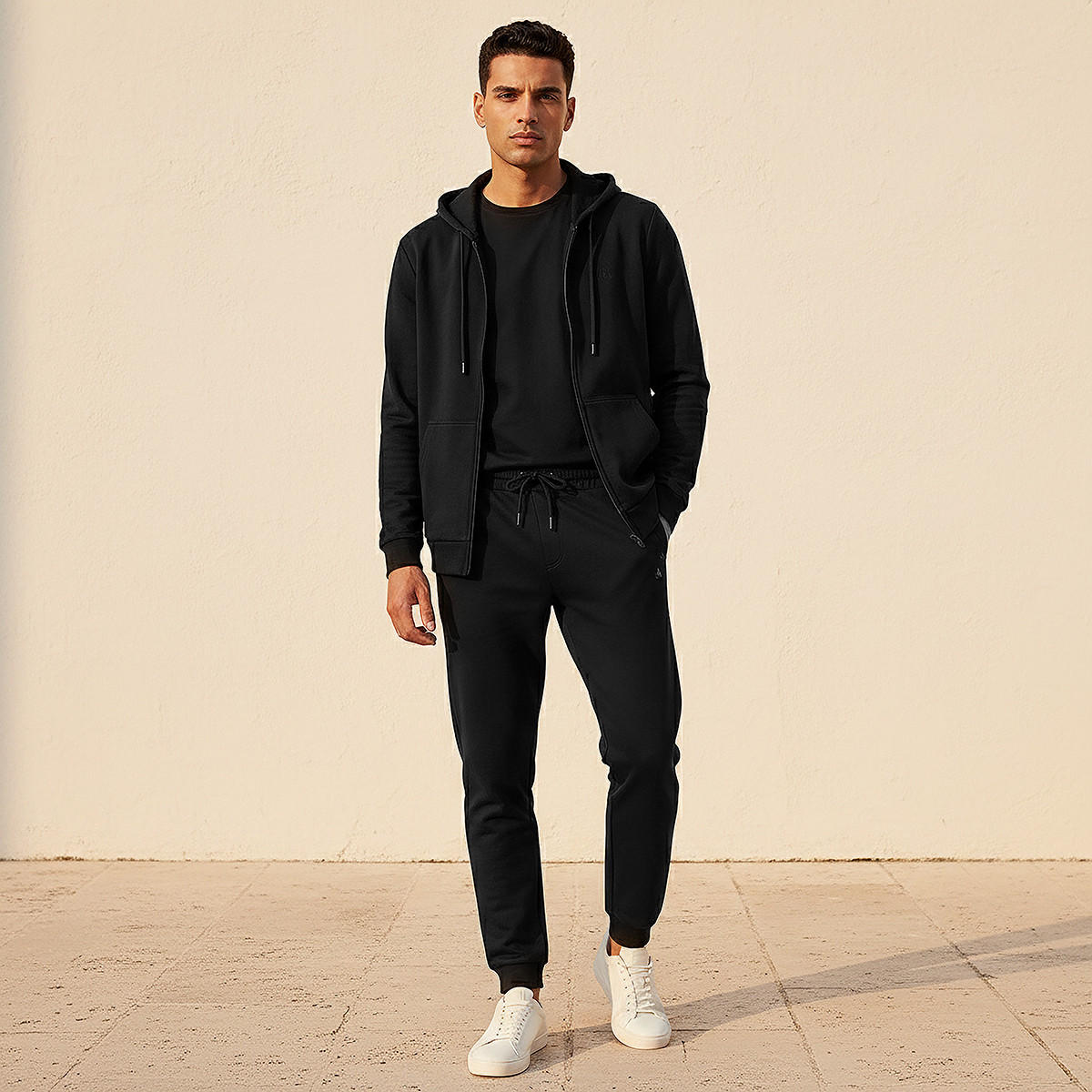 جاكيت بأكمام طويلة وقبعة-men-winterwear-hoodiesandsweatshirts-image-2