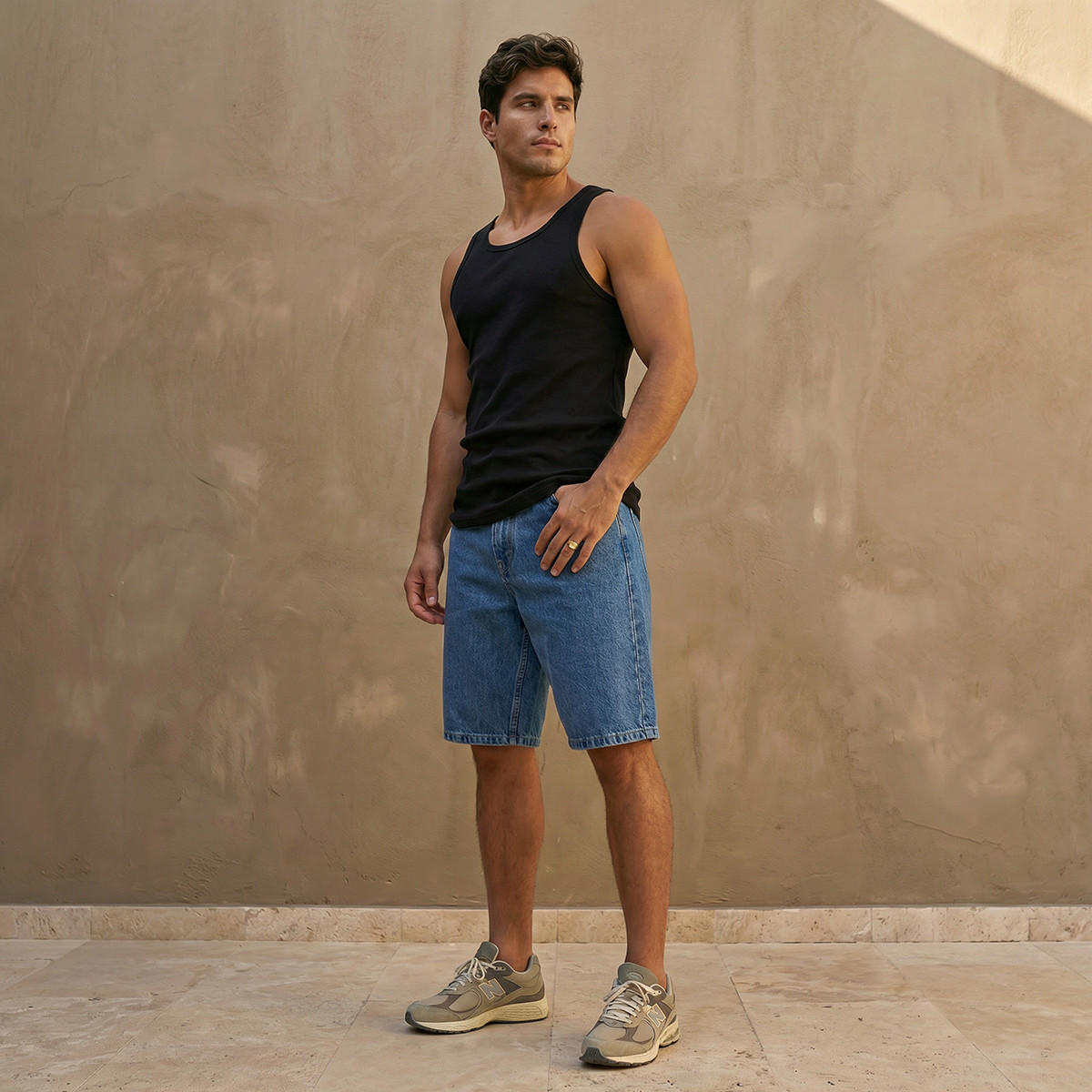 فيست بارز الملمس دون أكمام بياقة عميقة-men-clothing-tshirtsandpolos-vests-image-3