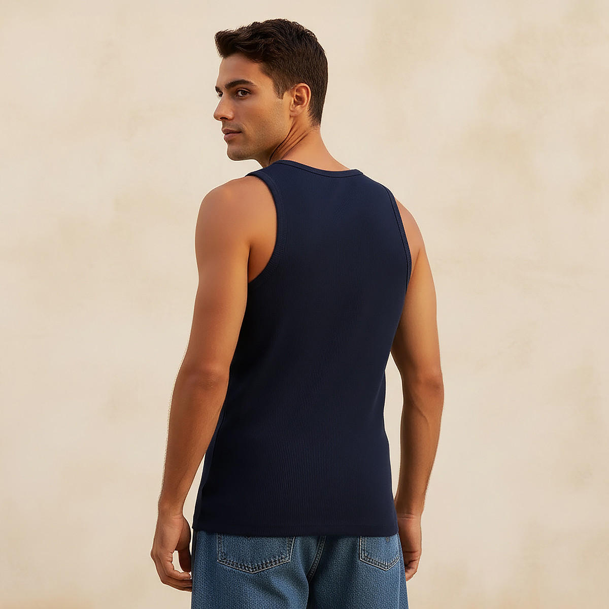 Textured Sleeveless Scoop Neck Vest-men-clothing-tshirtsandpolos-vests-image-4