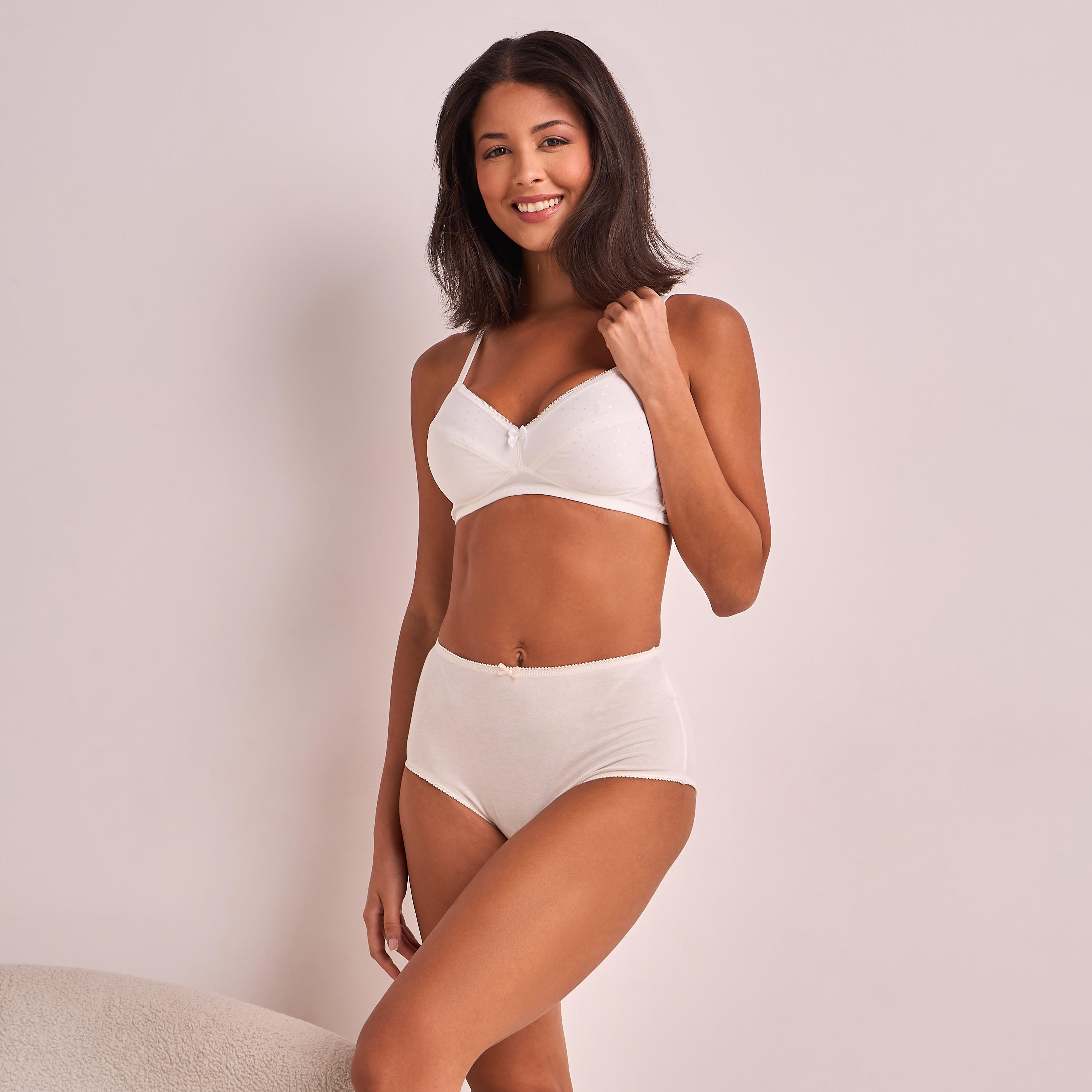 Splash Intimates Polka Dot Jacquard Basic Bra-women-clothing-lingerie-bras-image-4