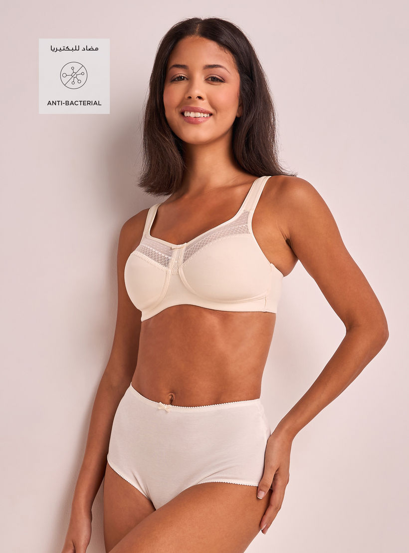 صدريّة أساسية بتغطية متوسطة وحماية من البكتيريا من سبلاش إنتيميتس-women-clothing-lingerie-bras-image-3
