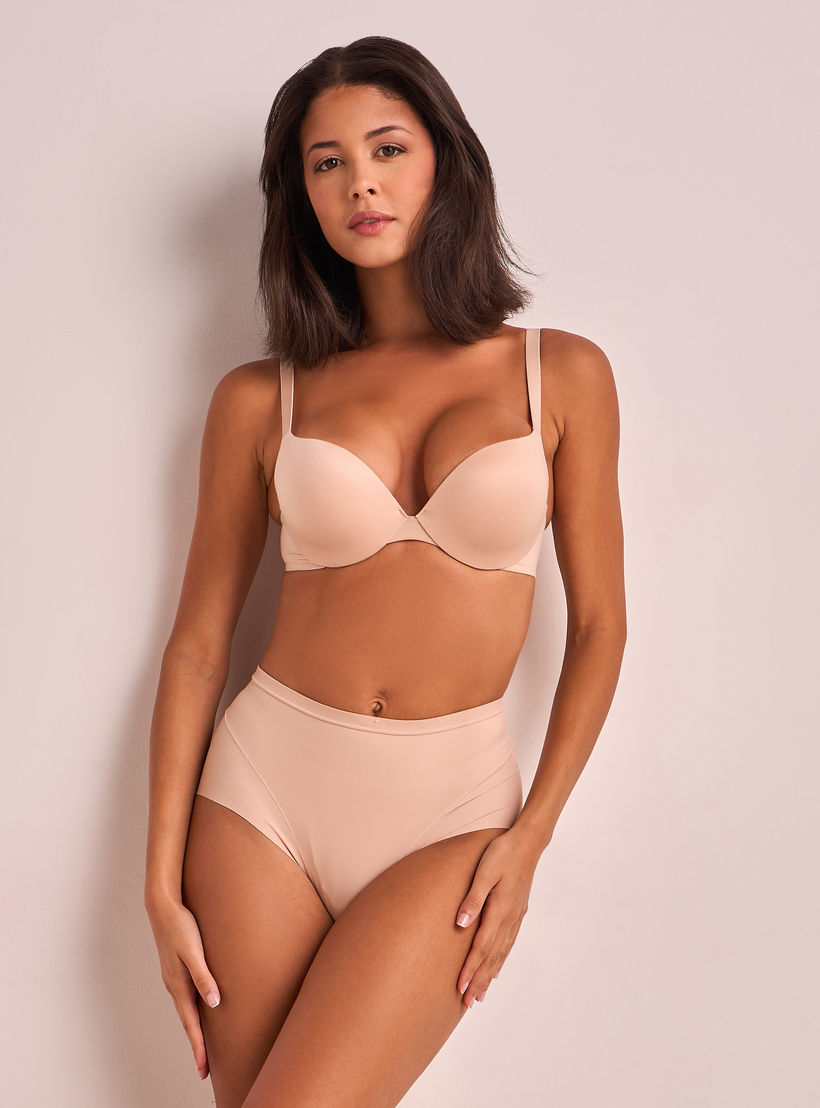 Double Push-Up Plunge Bra-women-clothing-lingerie-bras-image-1