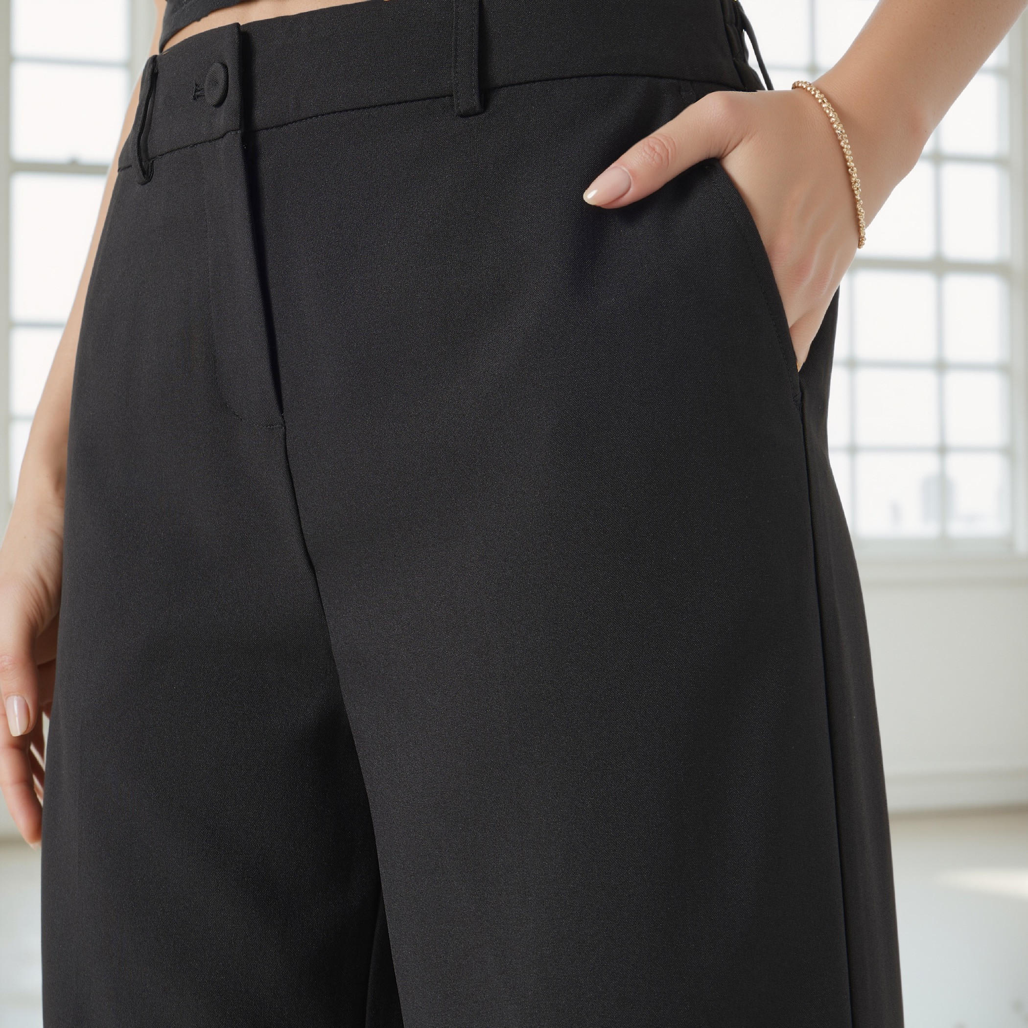 بنطلون بجيوب وحلقات للحزام-women-clothing-bottoms-trousers-image-4