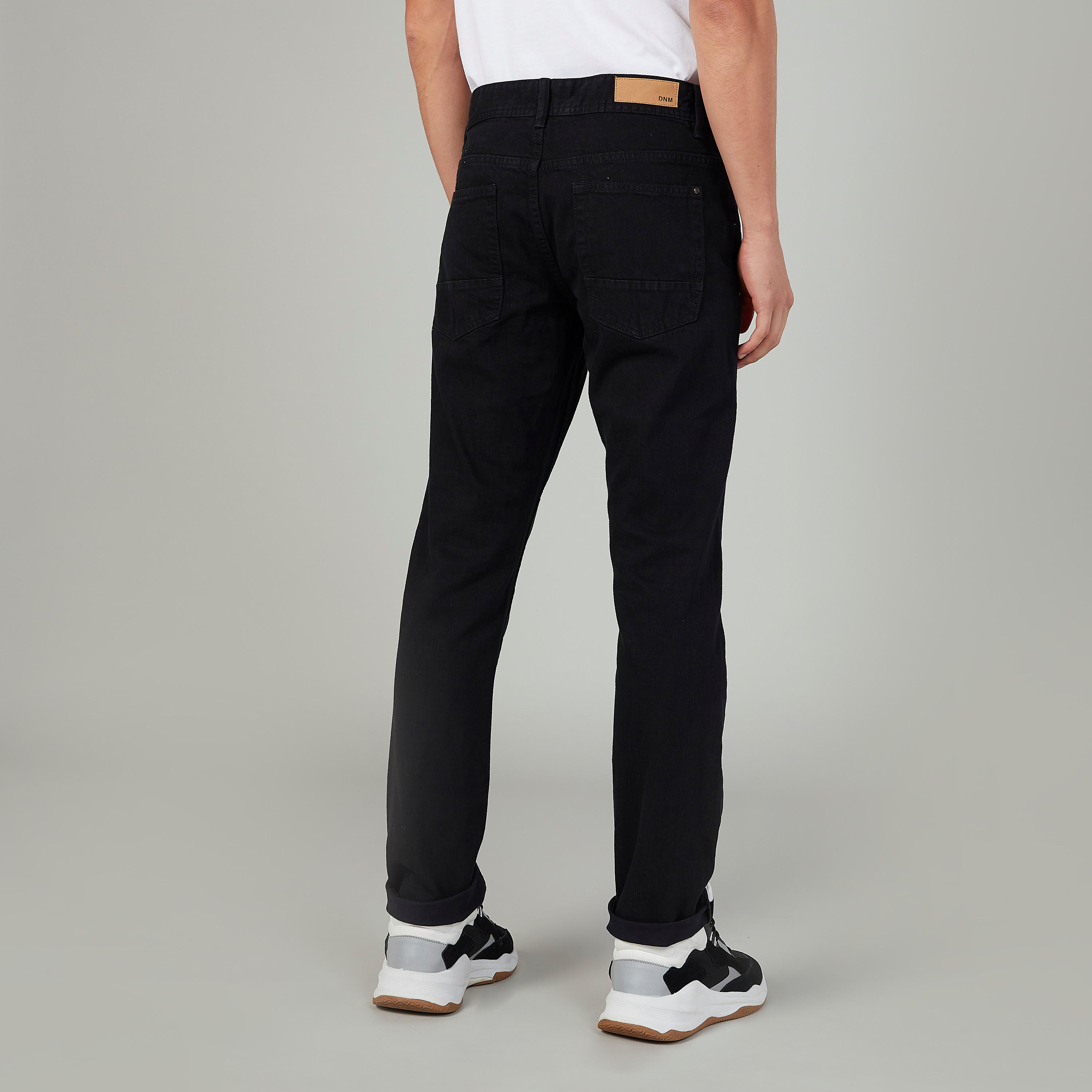 جينز سادة طويل بجيوب وحلقات للحزام-men-clothing-bottoms-jeans-image-4