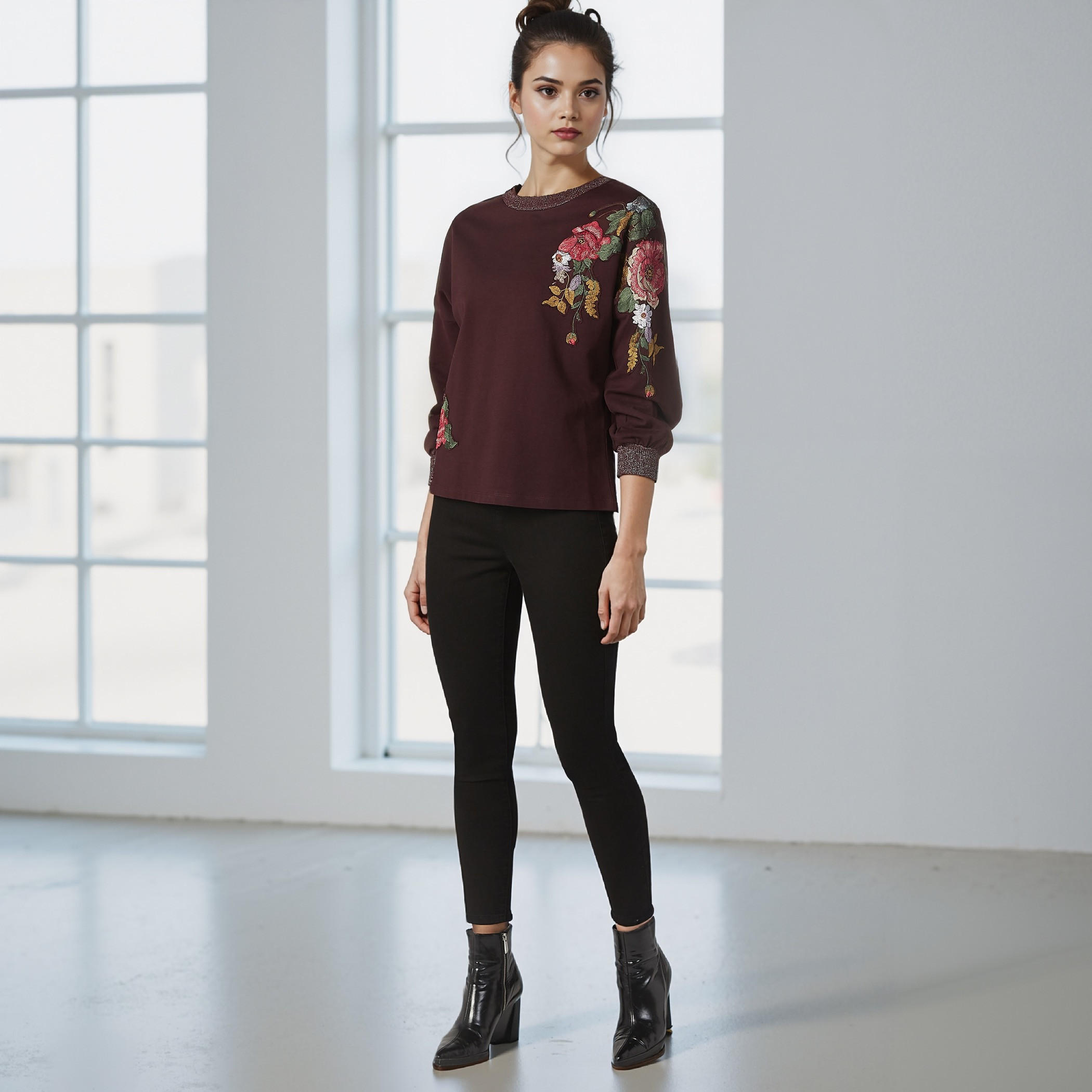 Lee Cooper Plain Jeggings with Pocket Detail and Elasticised Waistband-women-clothing-bottoms-leggings-image-8