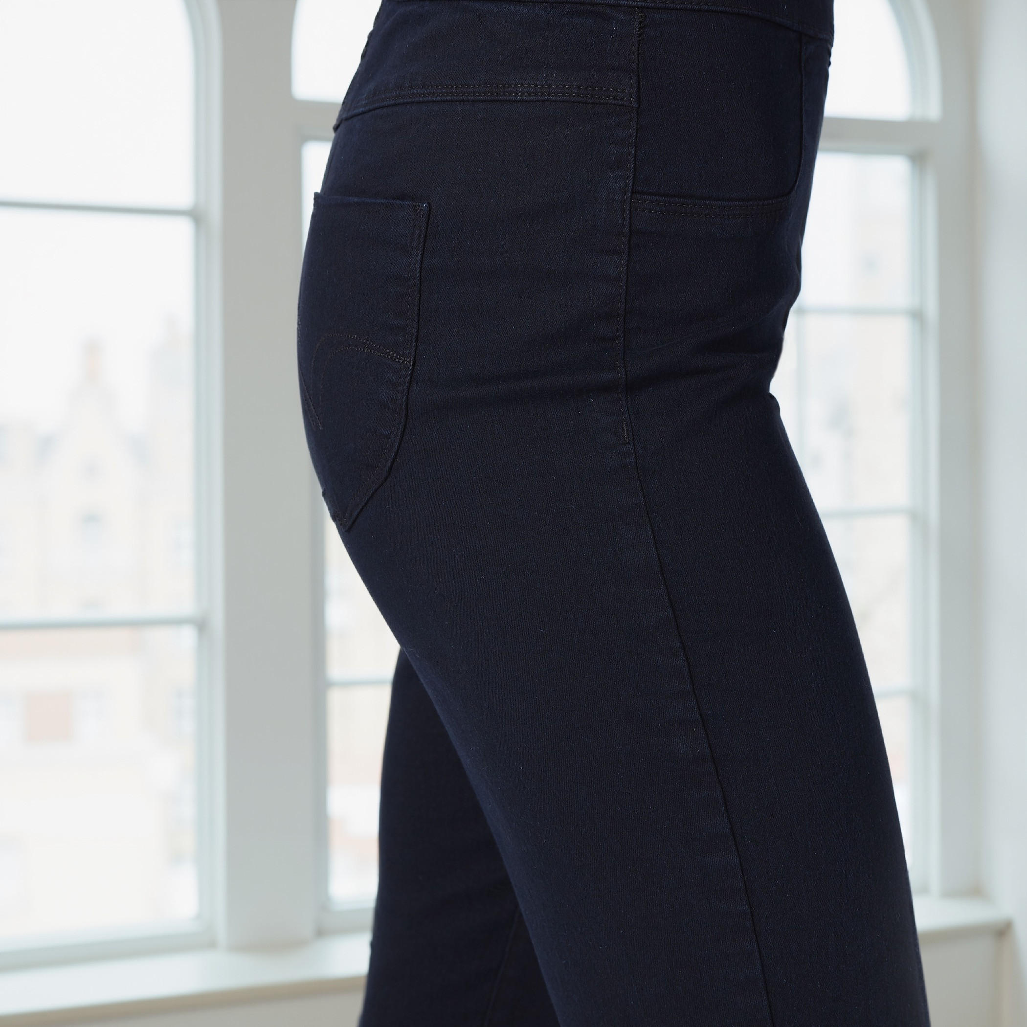 Lee Cooper Plain Jeggings with Pocket Detail and Elasticised Waistband-women-clothing-bottoms-leggings-image-16