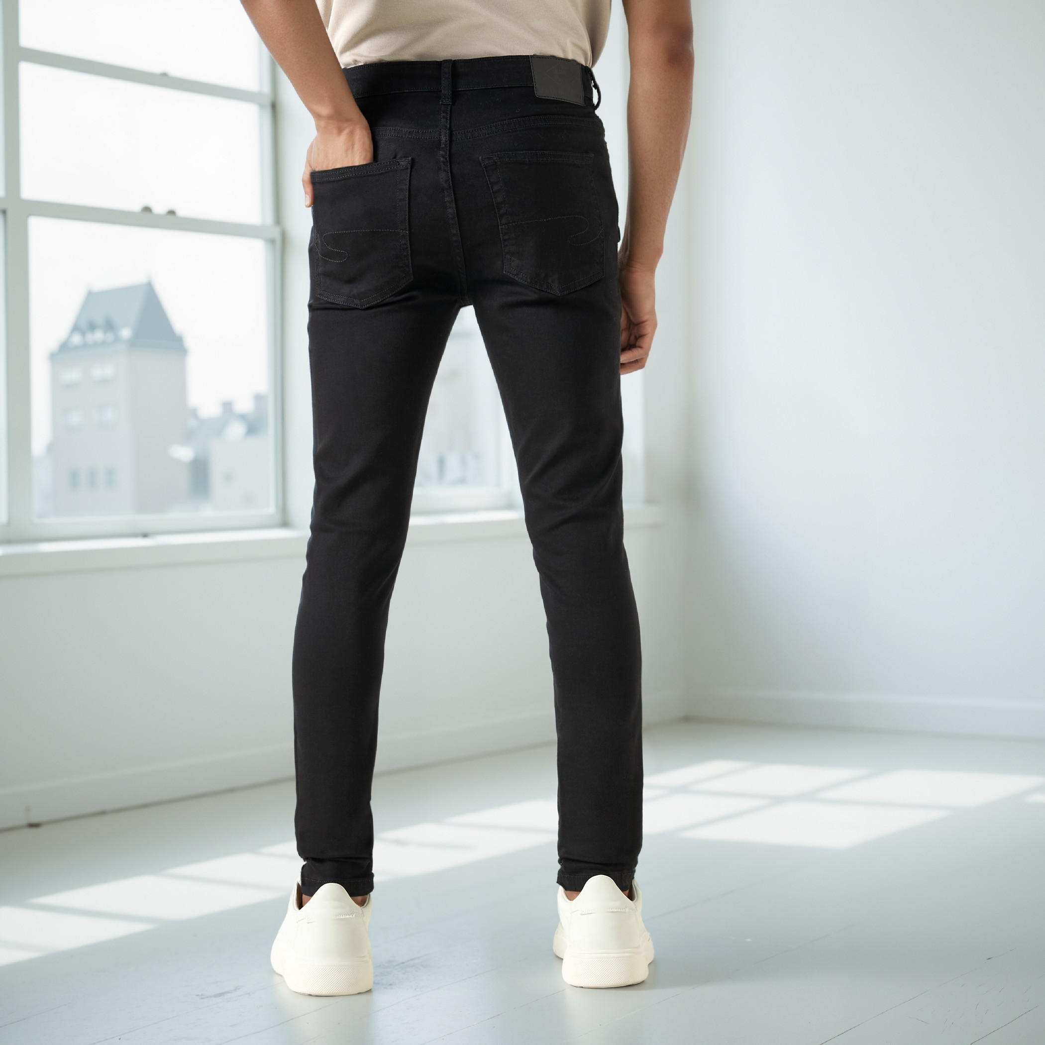 بنطلون جينز بقصة سكيني وجيوب من لي كوبر-men-clothing-bottoms-jeans-image-3
