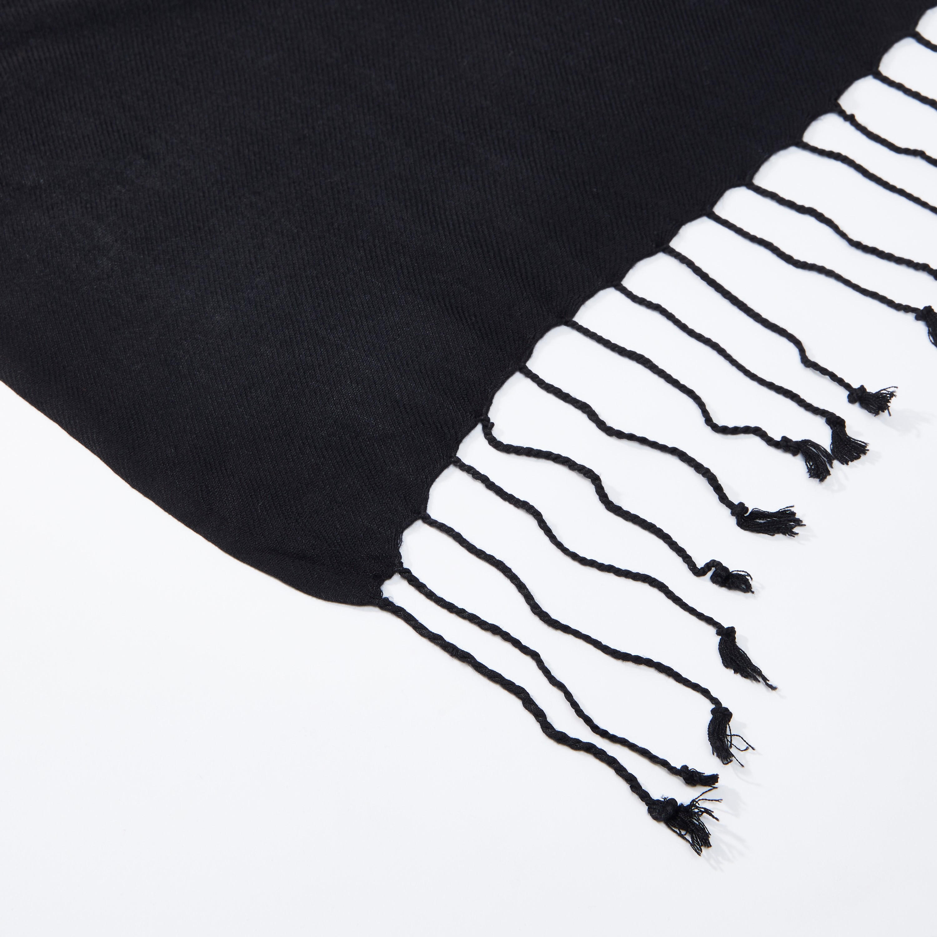 Plain Scarf with Fringes-women-winterwear-scarves-image-3