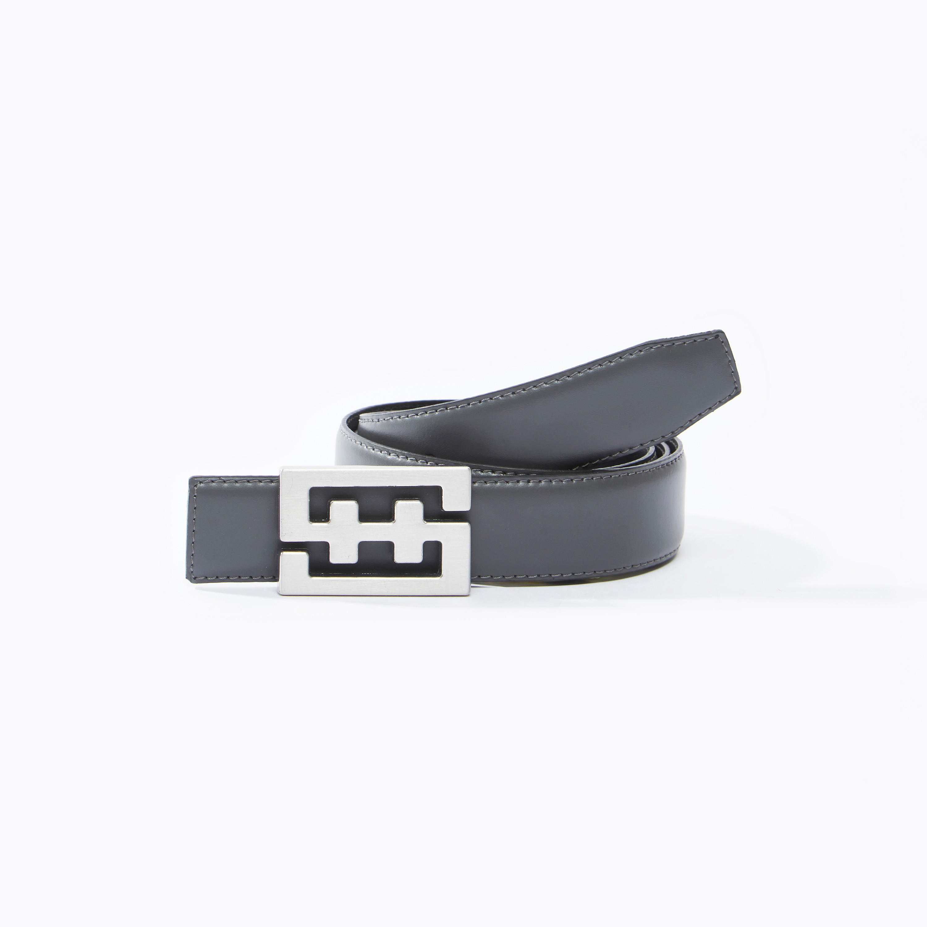 Plain Leather Waist Belt with Clamp Buckle-men-beltsandwallets-belts-image-1