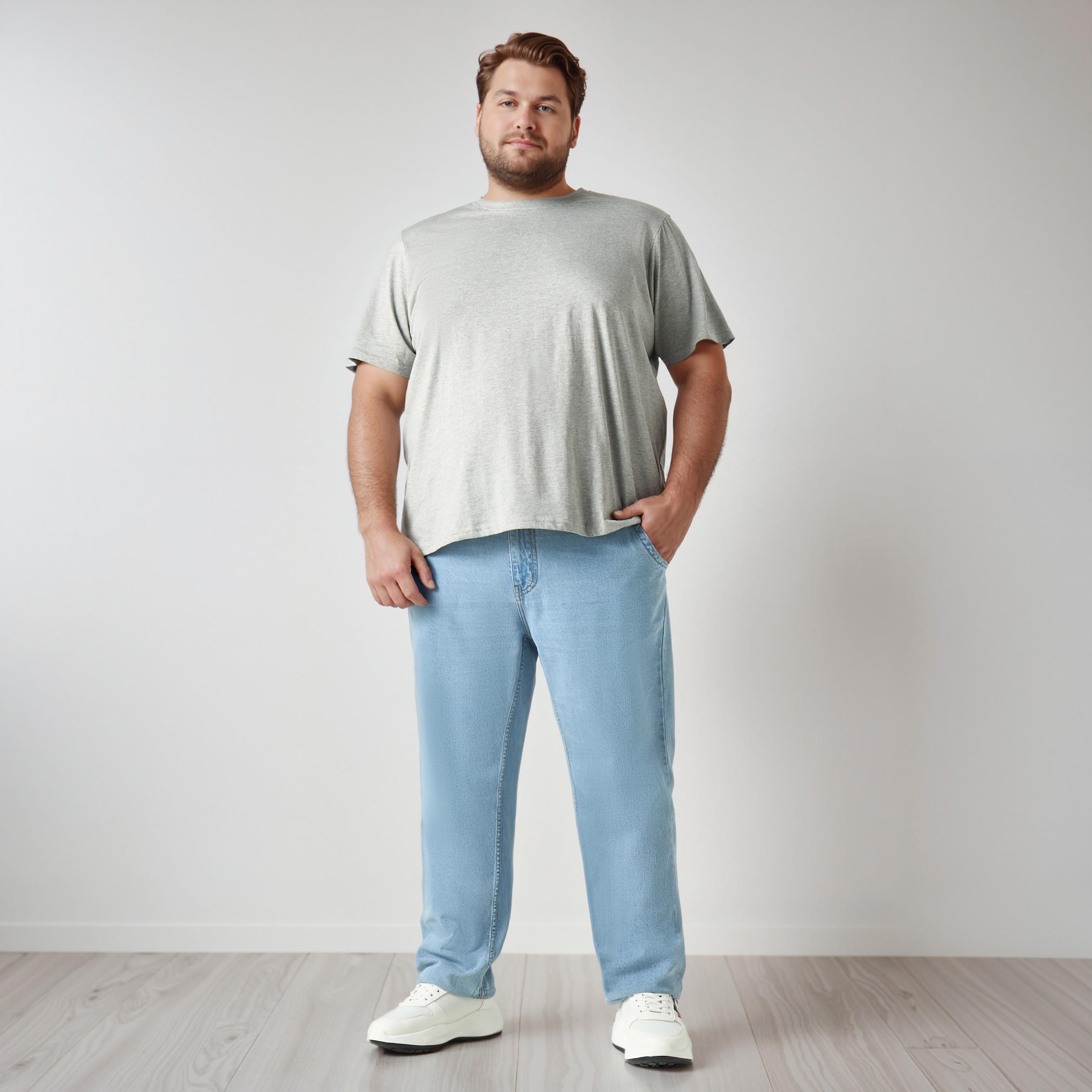 تيشيرت سادة بياقة مستديرة وأكمام قصيرة-men-clothing-nightwear-tshirts-image-2