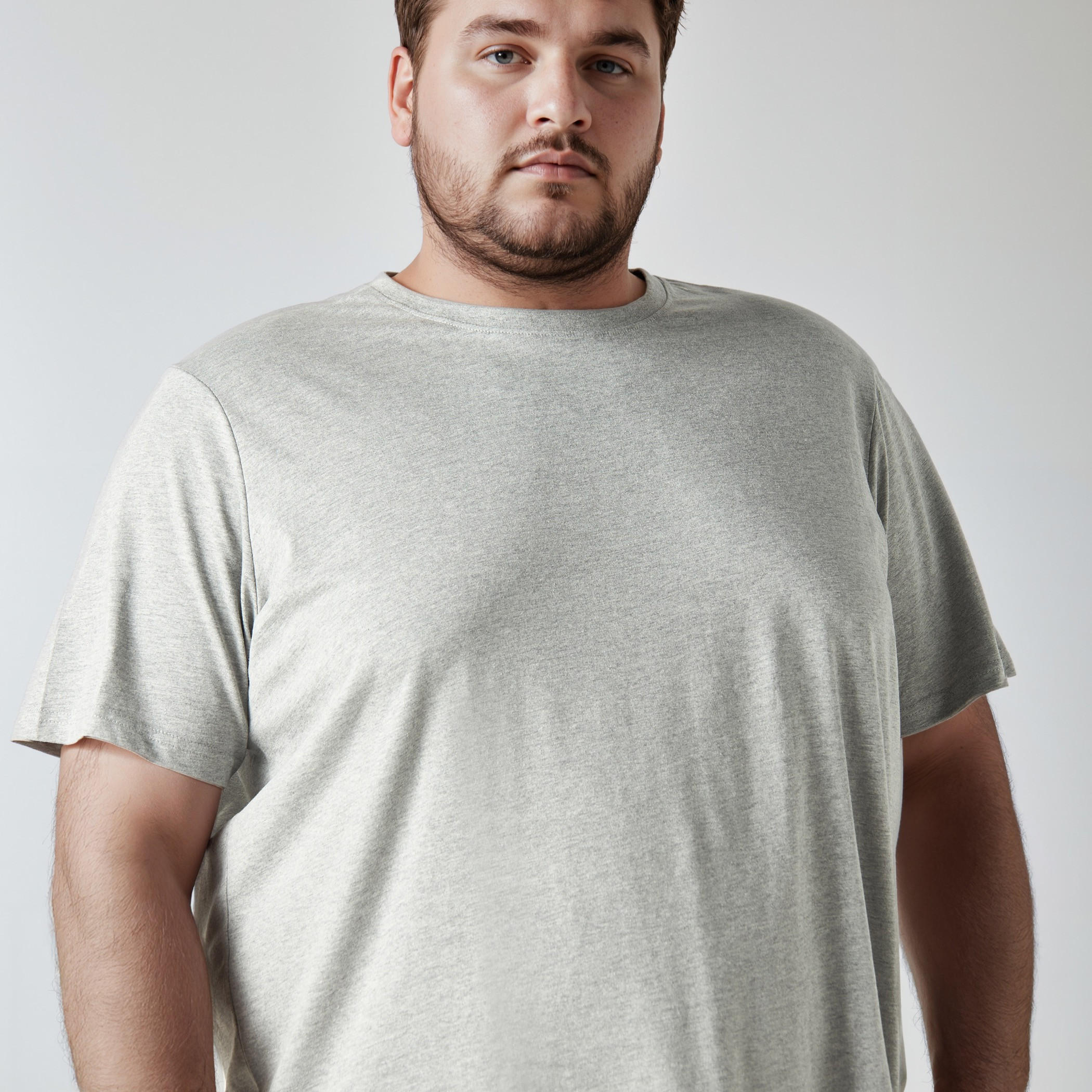 تيشيرت سادة بياقة مستديرة وأكمام قصيرة-men-clothing-nightwear-tshirts-image-4