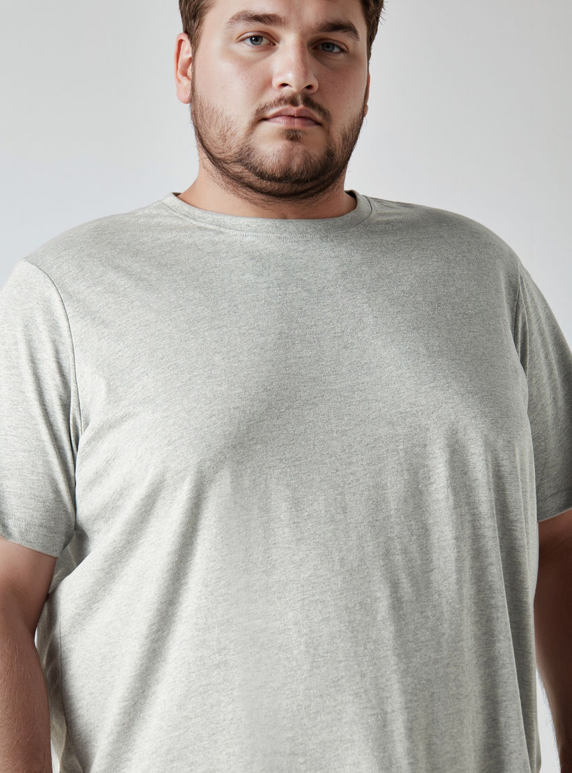 تيشيرت سادة بياقة مستديرة وأكمام قصيرة-men-clothing-nightwear-tshirts-image-4