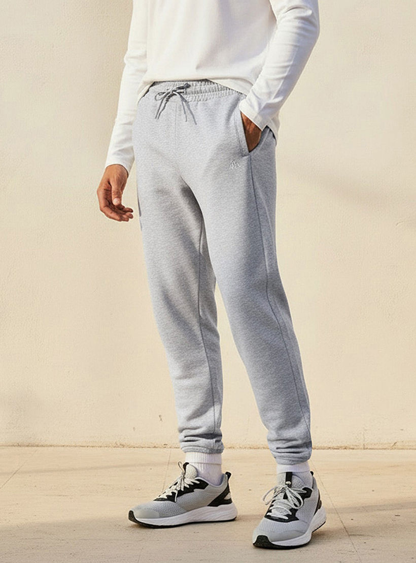 Kappa Regular Fit Pants with Drawstring Closure & Pocket Detail-men-clothing-sportswearandactivewear-bottoms-joggers-image-1