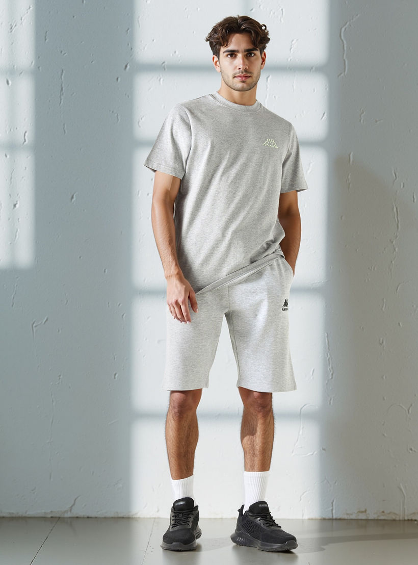 شورت بقصة عادية ورباط إغلاق وتفاصيل جيوب من كابا-men-clothing-bottoms-shorts-image-2