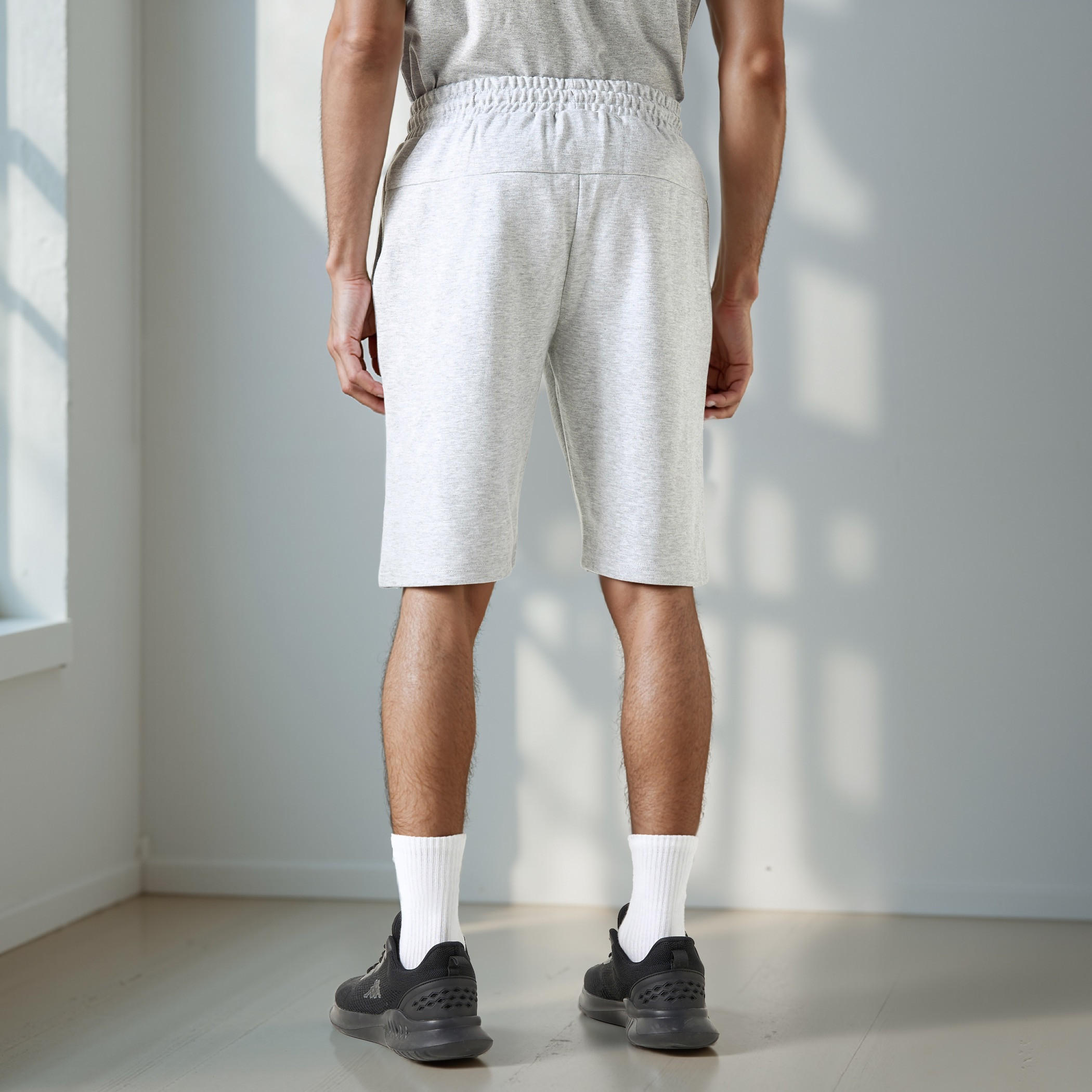 شورت بقصة عادية ورباط إغلاق وتفاصيل جيوب من كابا-men-clothing-bottoms-shorts-image-3