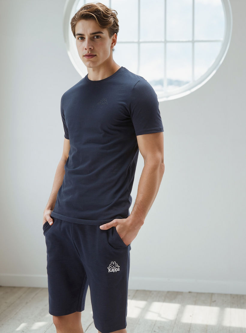 Kappa Relaxed Fit Crew Neck T-shirt with Short Sleeves-men-clothing-sportswearandactivewear-tshirtsandpolos-image-1