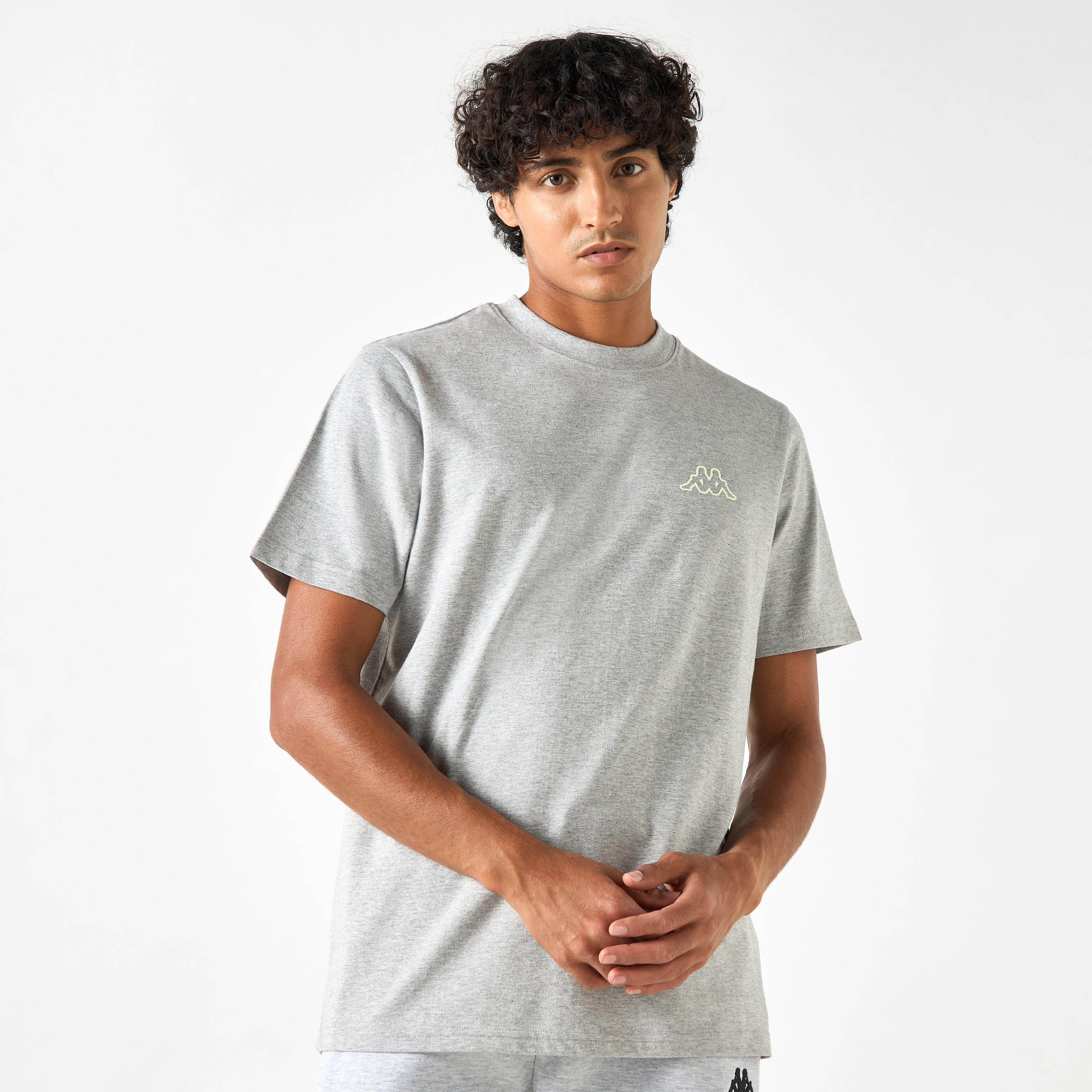 Kappa Relaxed Fit Crew Neck T-shirt with Short Sleeves-men-clothing-sportswearandactivewear-tshirtsandpolos-image-1
