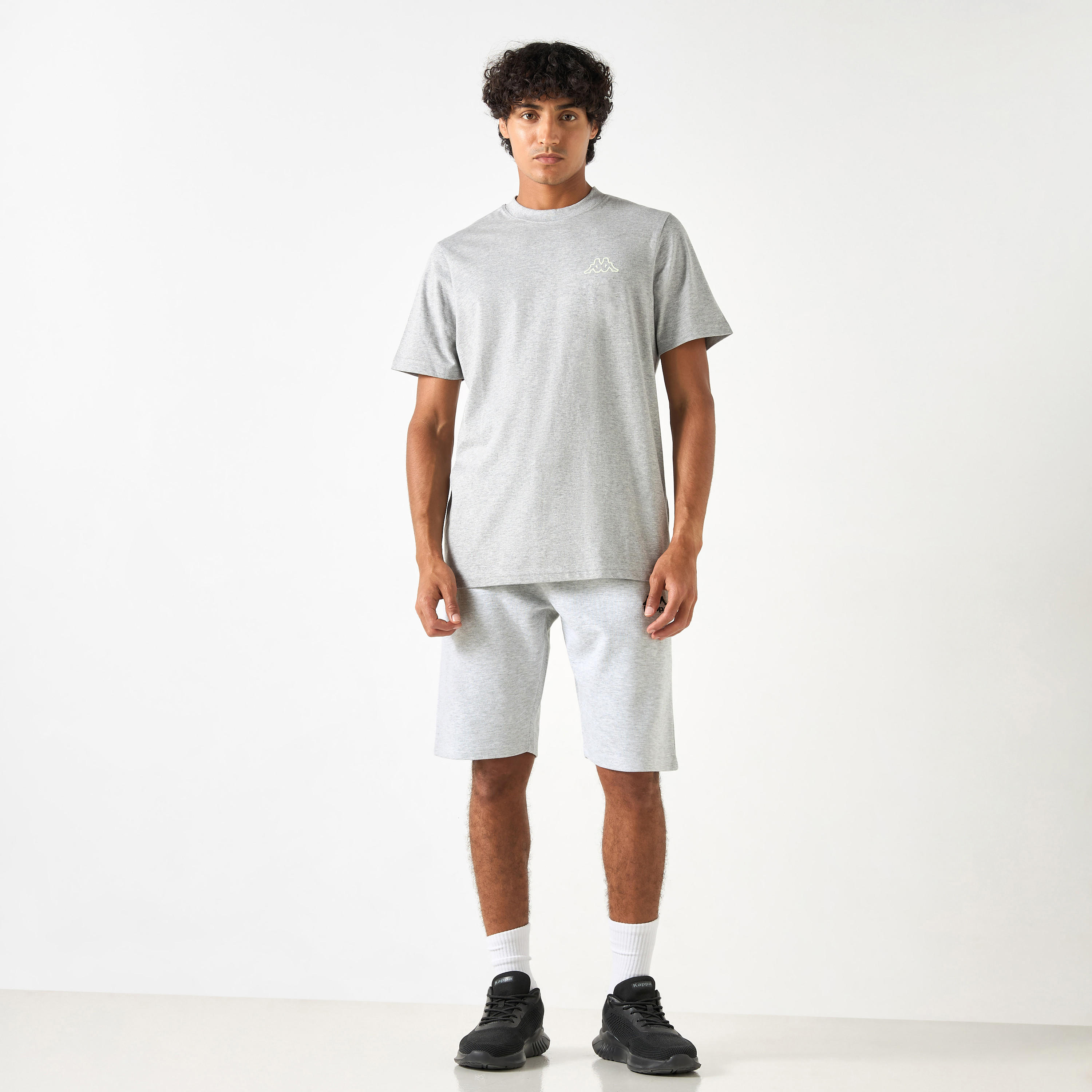 Kappa Relaxed Fit Crew Neck T-shirt with Short Sleeves-men-clothing-sportswearandactivewear-tshirtsandpolos-image-2