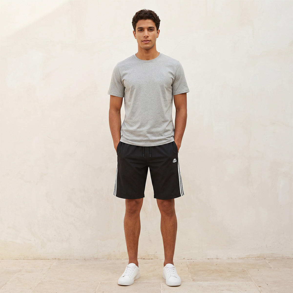 Kappa Relaxed Fit Crew Neck T-shirt with Short Sleeves-men-clothing-sportswearandactivewear-tshirtsandpolos-image-5