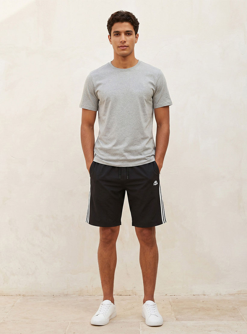 Kappa Relaxed Fit Crew Neck T-shirt with Short Sleeves-men-clothing-sportswearandactivewear-tshirtsandpolos-image-5
