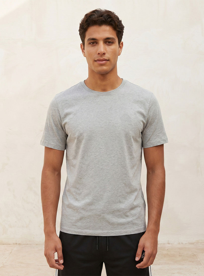 Kappa Relaxed Fit Crew Neck T-shirt with Short Sleeves-men-clothing-sportswearandactivewear-tshirtsandpolos-image-6