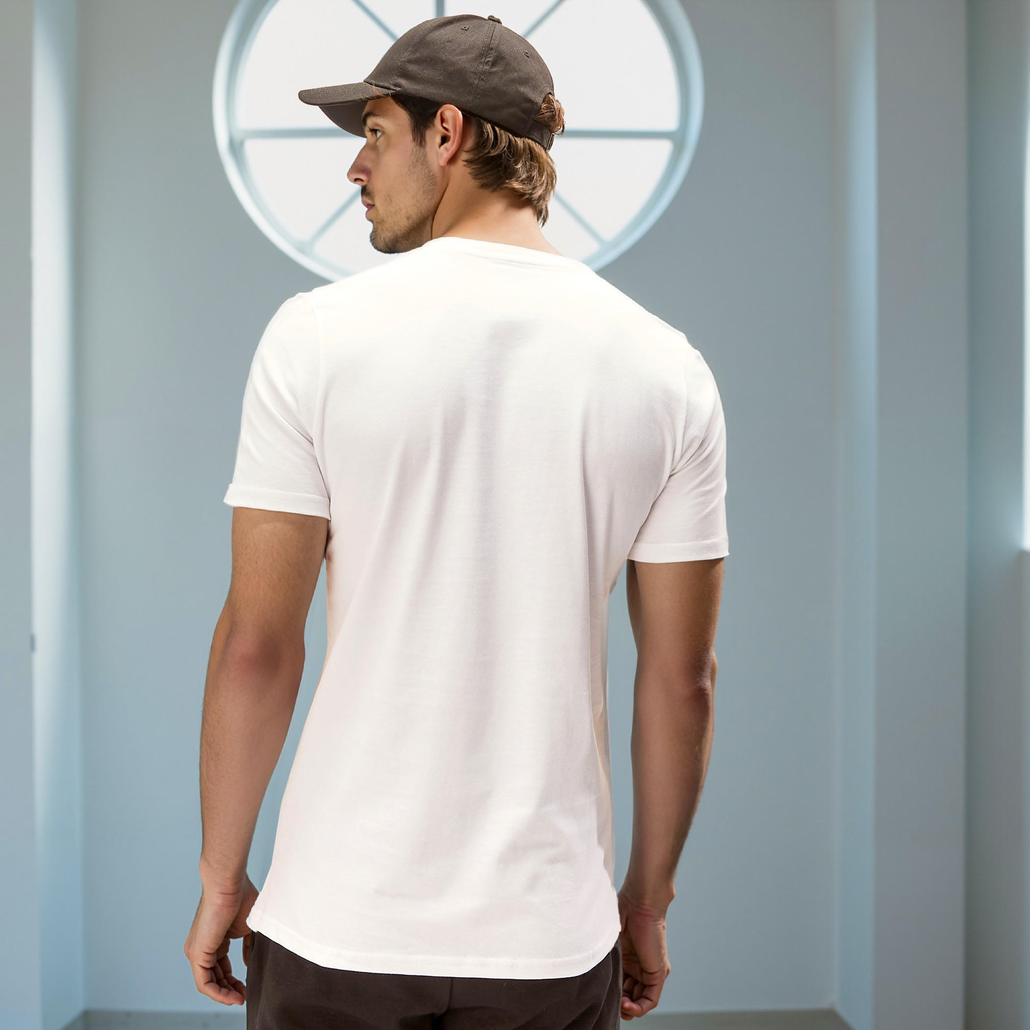 Kappa Relaxed Fit Crew Neck T-shirt with Short Sleeves-men-clothing-sportswearandactivewear-tshirtsandpolos-image-3