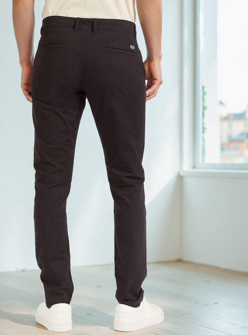 Slim Fit Chinos with Pockets and Button Closure-PROMO_SP_AE_2FOR99_110625-image-3