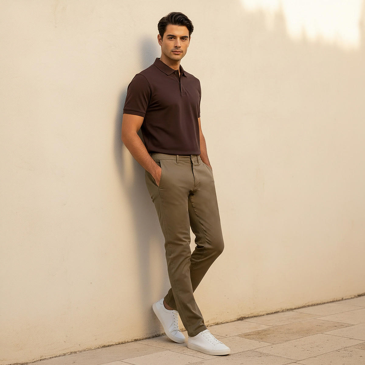 Slim Fit Chinos with Pockets and Button Closure-PROMO_SP_SA_2FOR99_110625-image-3