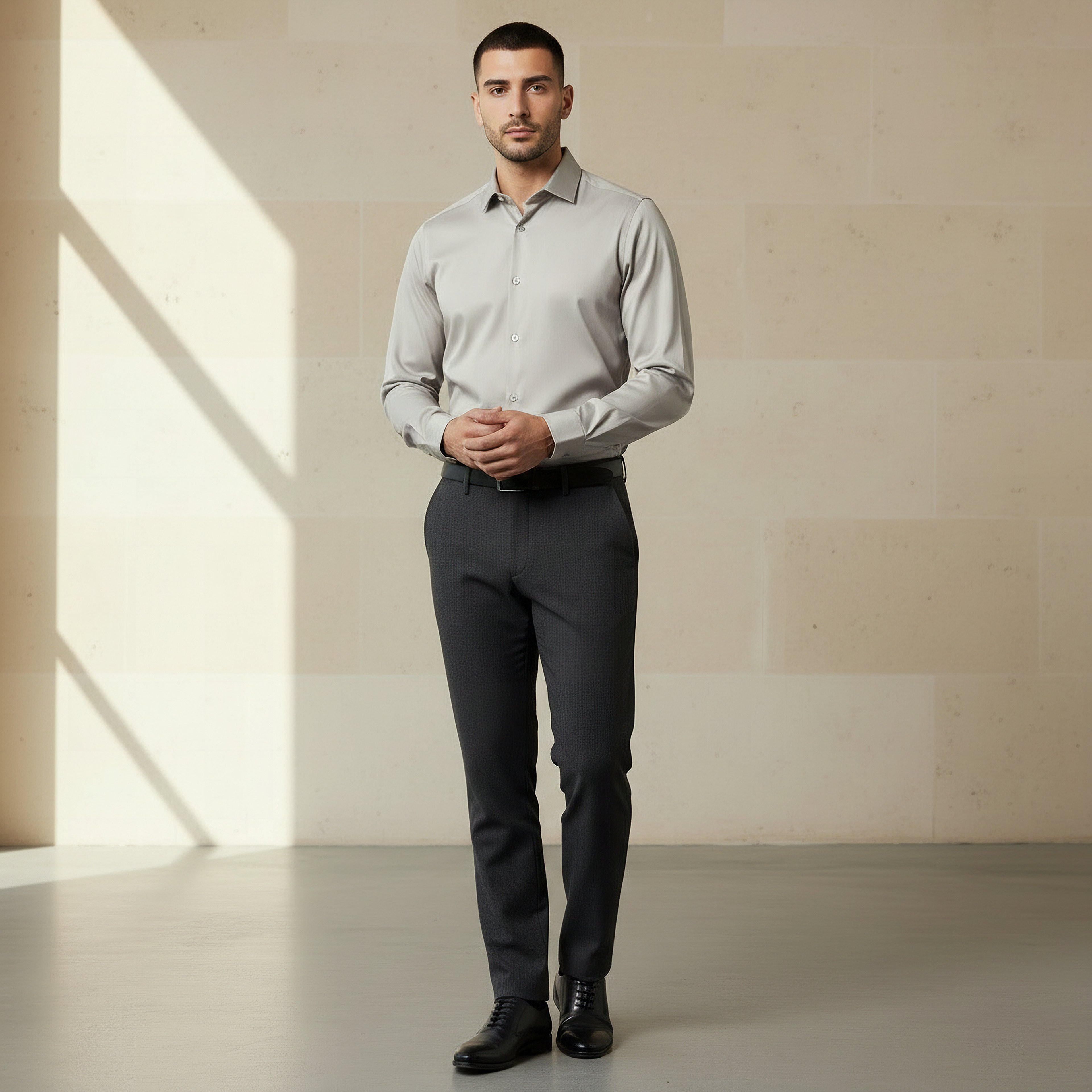 Men Regular Fit Spread Collar Long Sleeves Shirt-PROMO_SP_SA_2FOR169_110625-image-2
