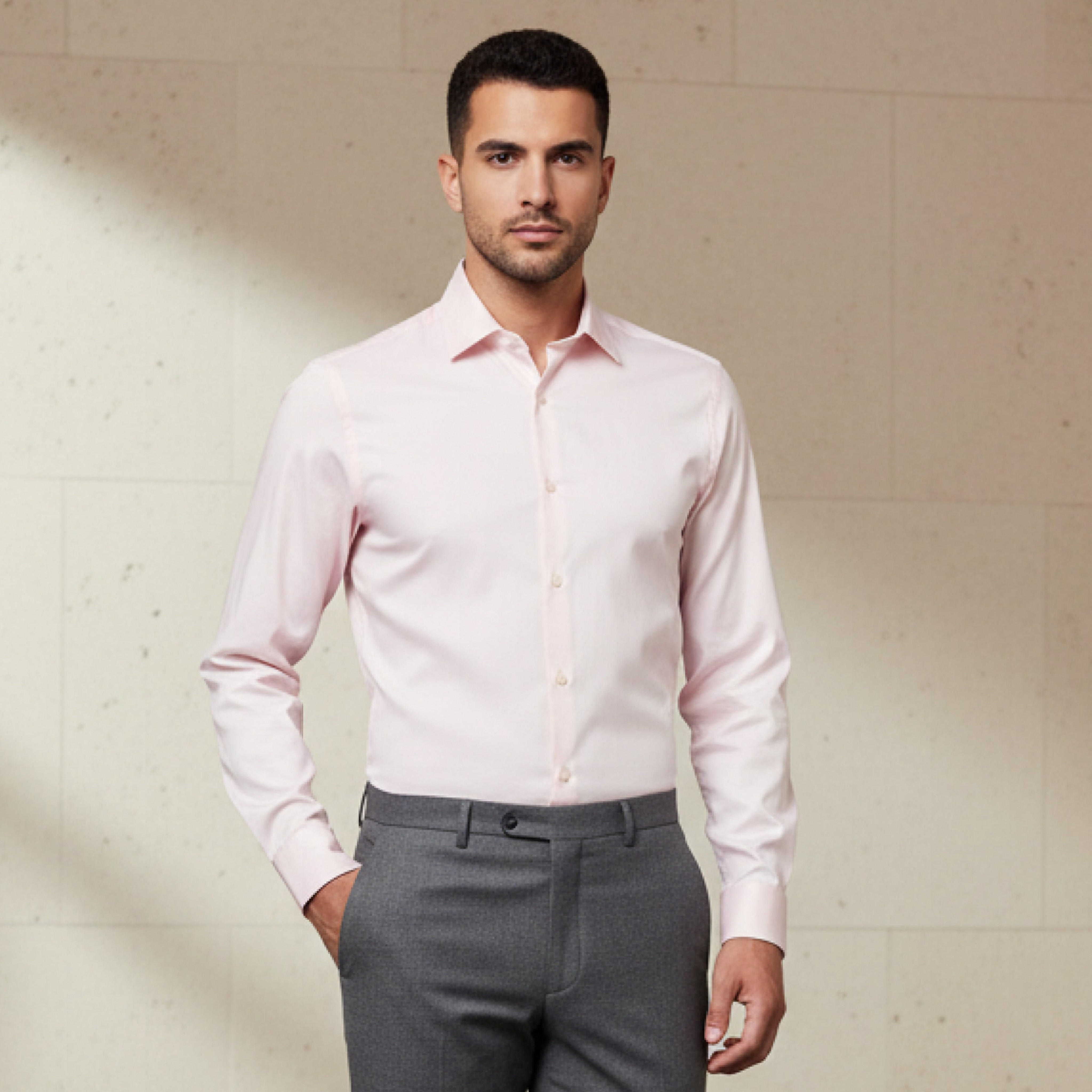 Men Regular Fit Spread Collar Long Sleeves Shirt-PROMO_SP_BH_2FOR17_110625-image-1