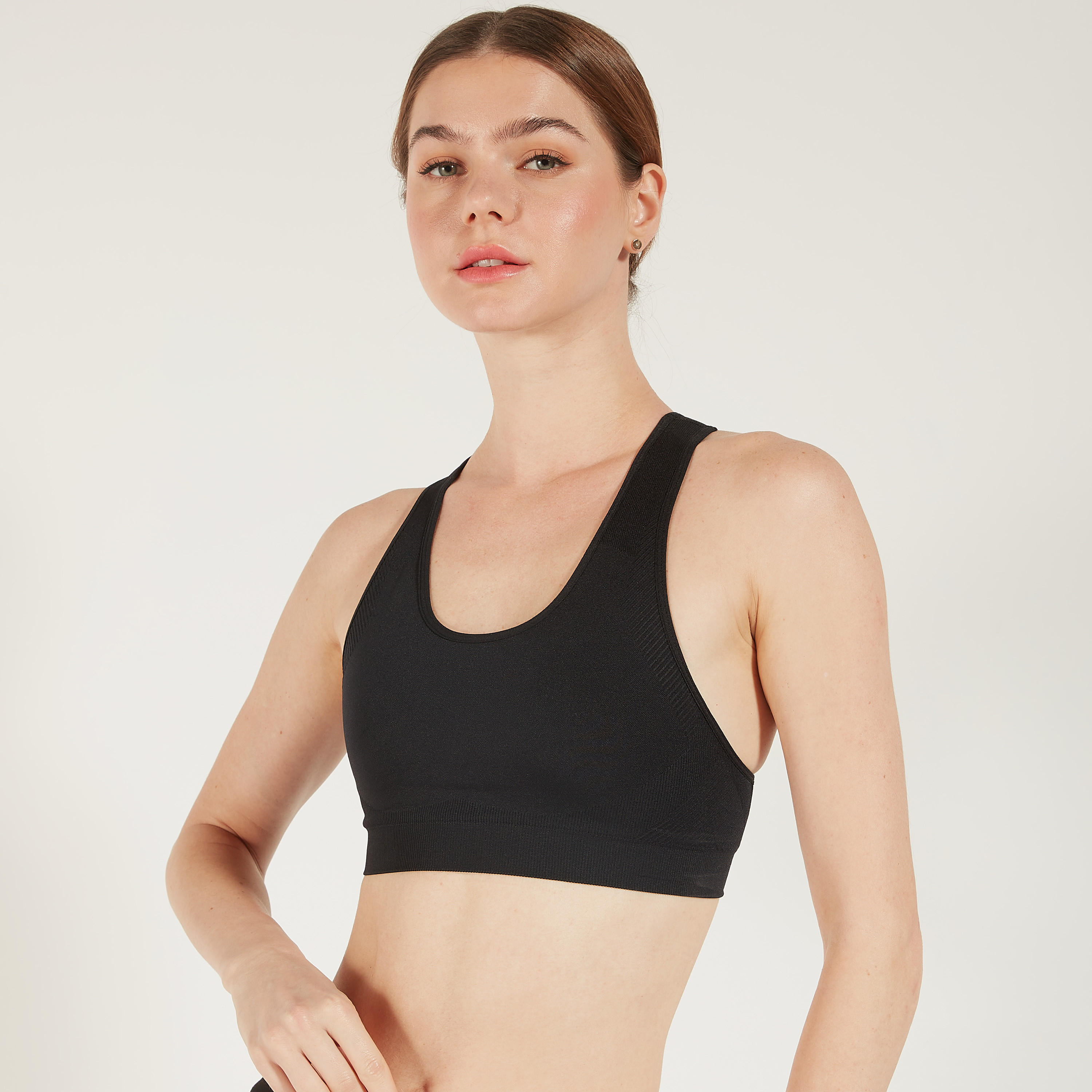 Textured Seamless Sports Bra with Racerback-women-clothing-lingerie-bras-image-5