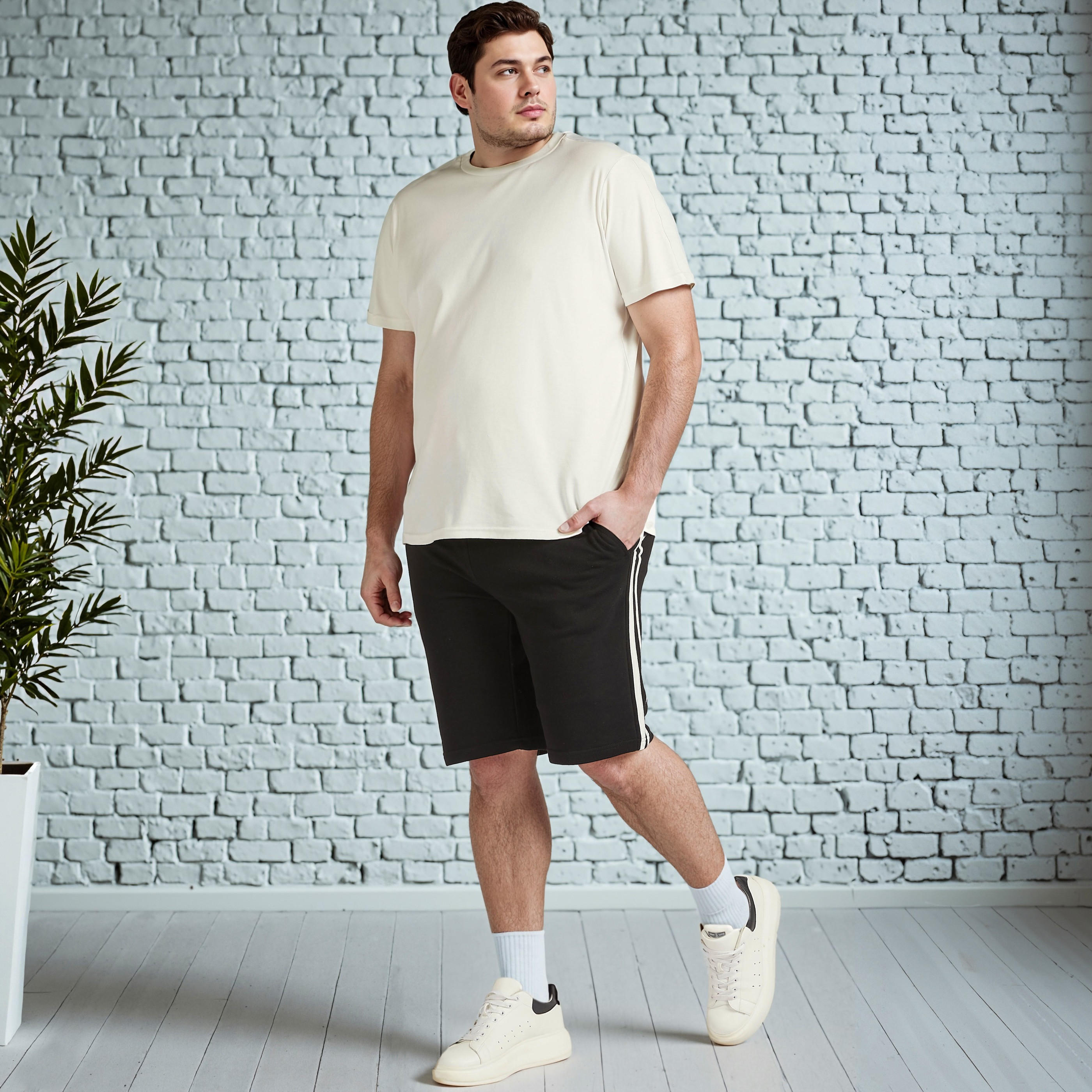 شورت مقاس كبير برباط إغلاق وجيوب-men-clothing-bottoms-shorts-image-9