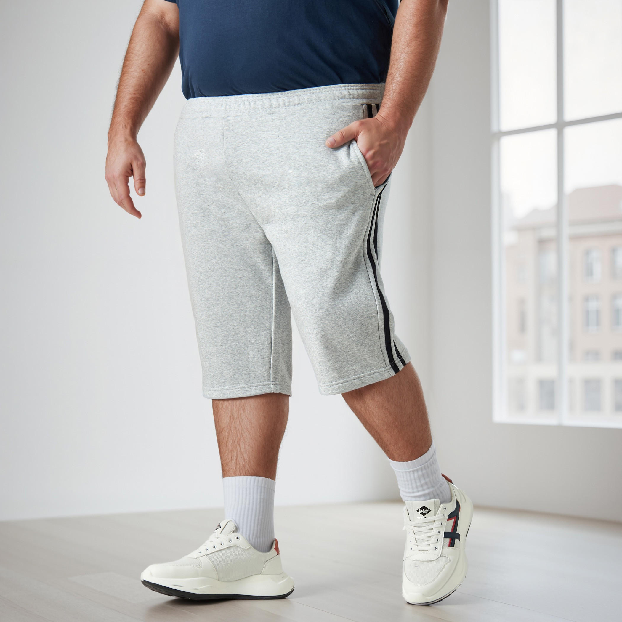 Plus Size Shorts with Drawstring Closure and Pockets-men-clothing-bottoms-shorts-image-5