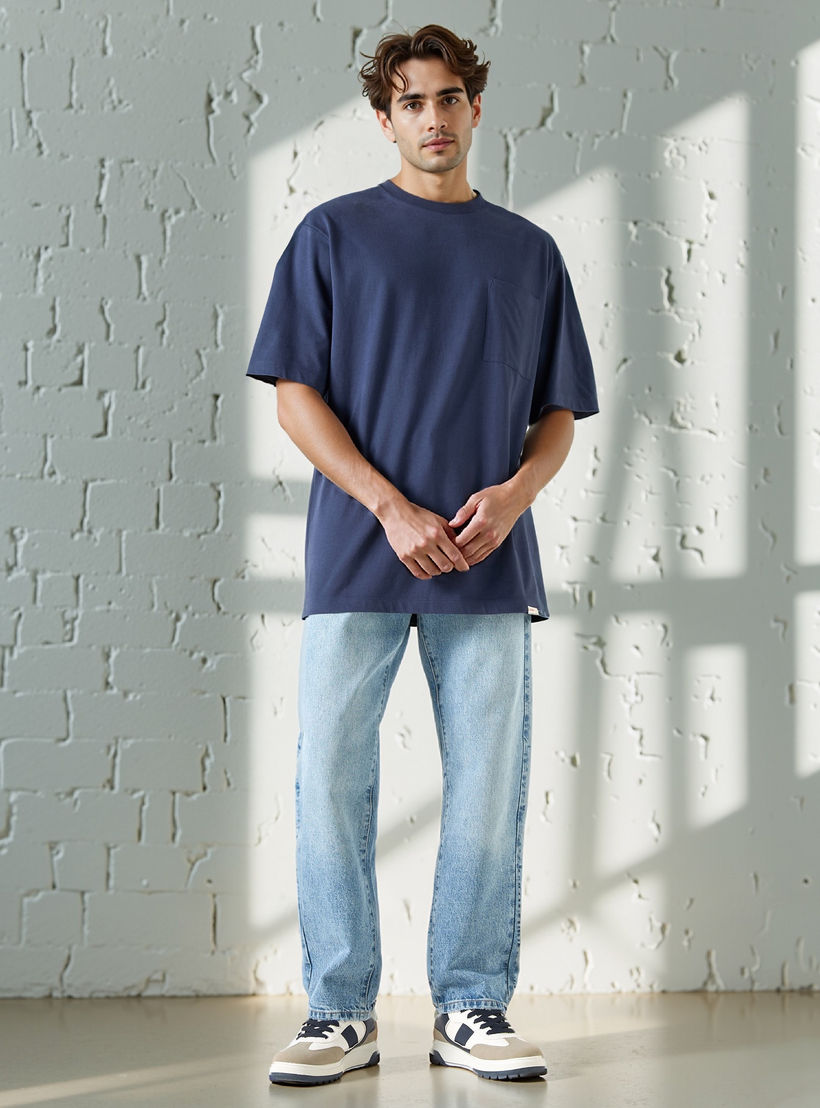 Lee Cooper Regular Fit Crew Neck T-shirt-men-clothing-tshirtsandpolos-tshirts-image-2