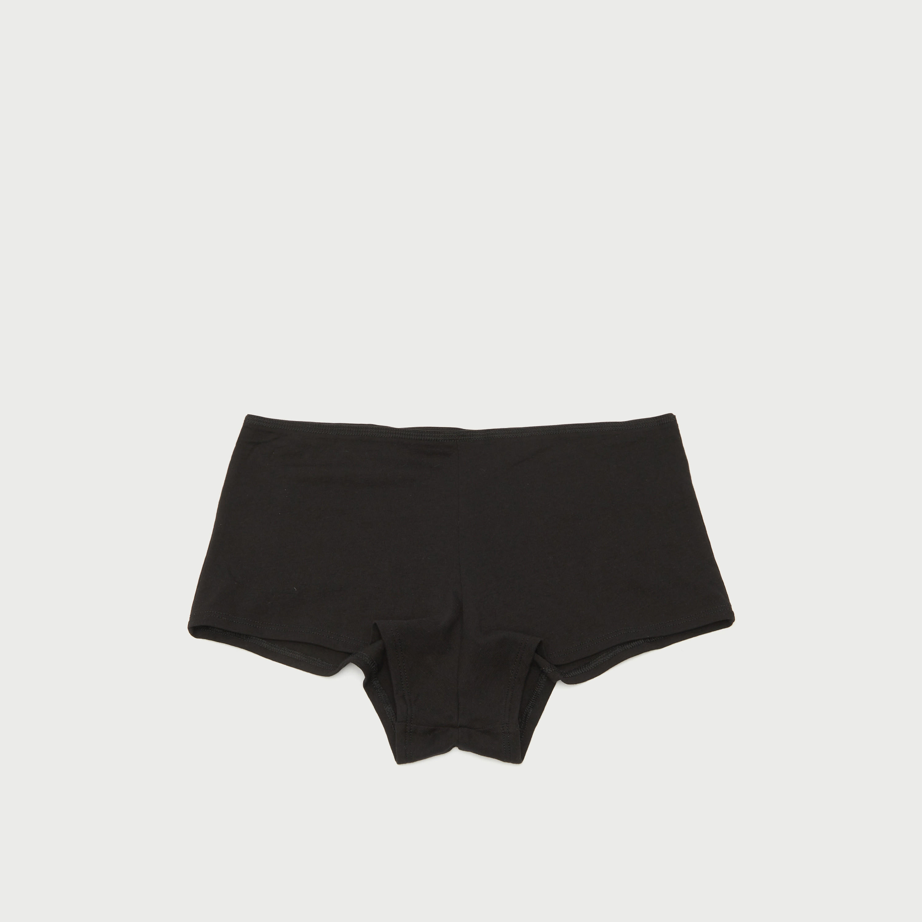 Set of 5 - Boyshorts with Elasticated Waistband and Antibacterial Protection-women-clothing-lingerie-panties-image-3
