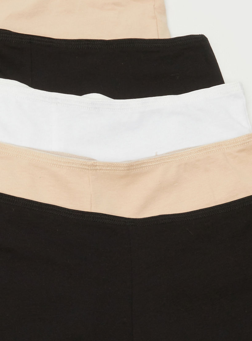 Set of 5 - Splash Intimates Boyshorts with Elasticated Waistband and Antibacterial Protection-CP_BESTPRICE_EXCLUSION-image-4