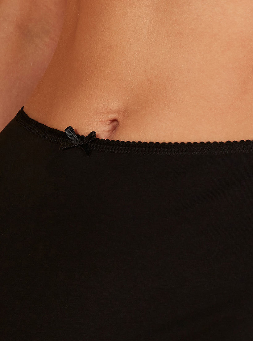 Set of 5 - Bow Detail Briefs with Elasticised Waistband-women-clothing-lingerie-panties-image-10