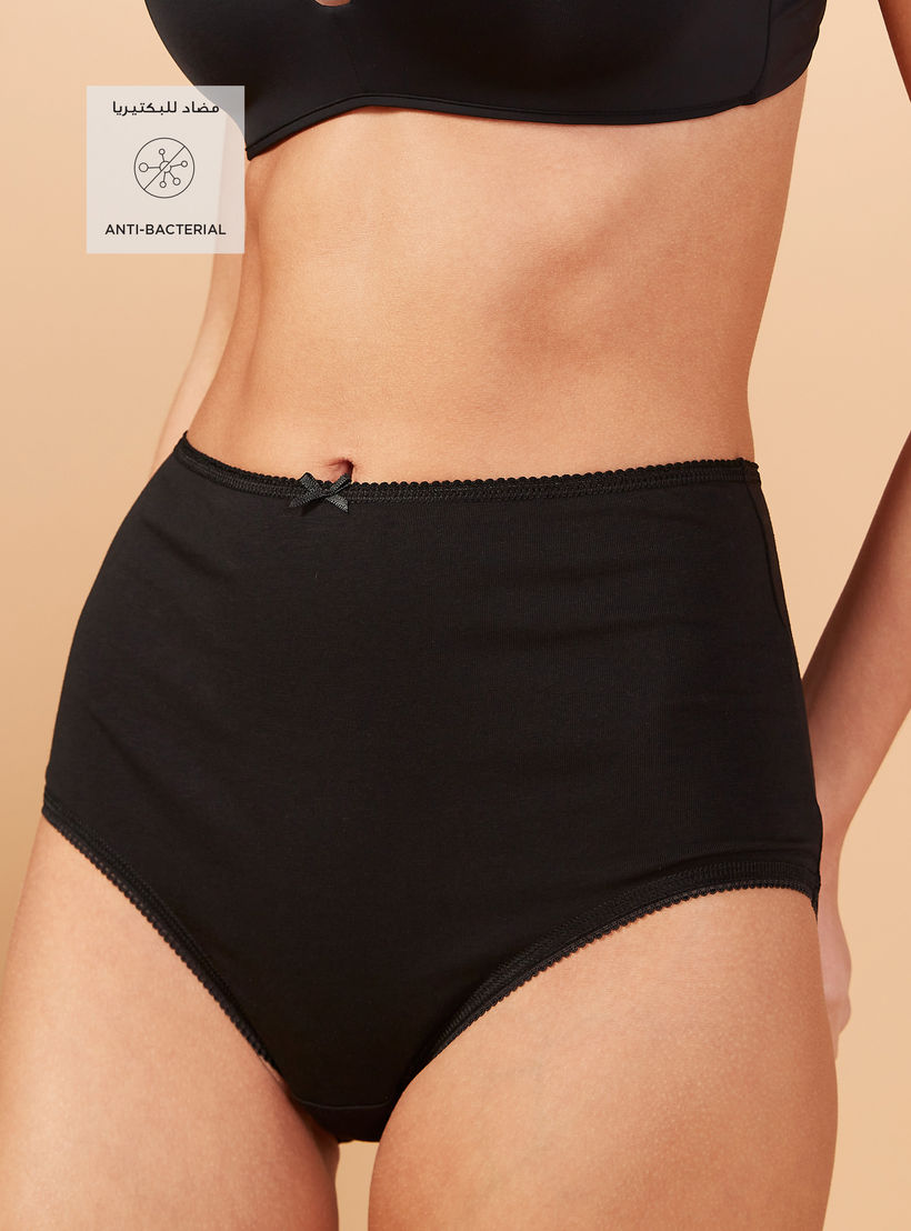 Set of 5 - Splash Intimates Boyshorts with Elasticated Waistband and Antibacterial Protection-CP_BESTPRICE_EXCLUSION-image-2