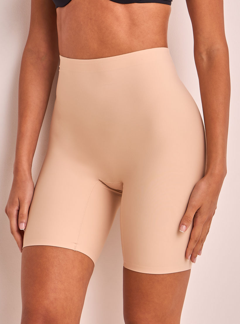 Set of 2 - Long Leg Shaping Briefs with Antibacterial Protection-women-clothing-lingerie-shapewear-image-2