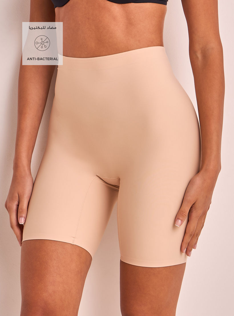 Set of 2 - Splash Intimates Long Leg Shaping Briefs with Antibacterial Protection-women-clothing-lingerie-shapewear-image-2