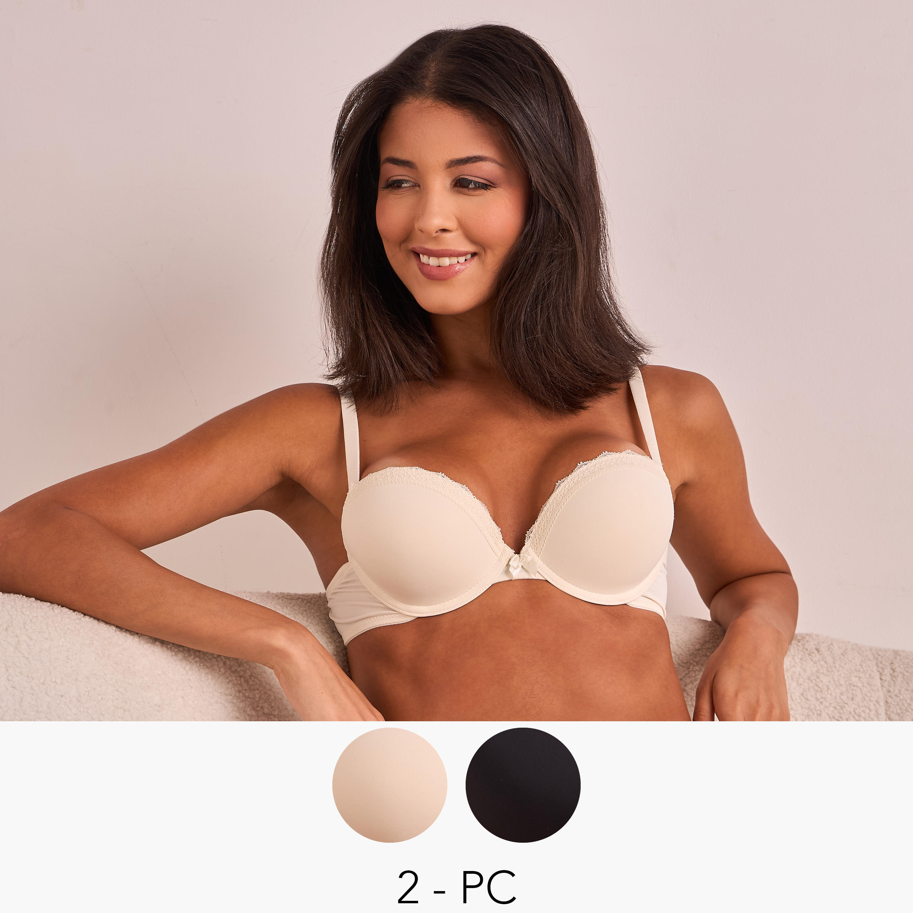 صدريّة بلانج مبطّنة بمشبك إغلاق - طقم من قطعتين-women-clothing-lingerie-bras-image-1